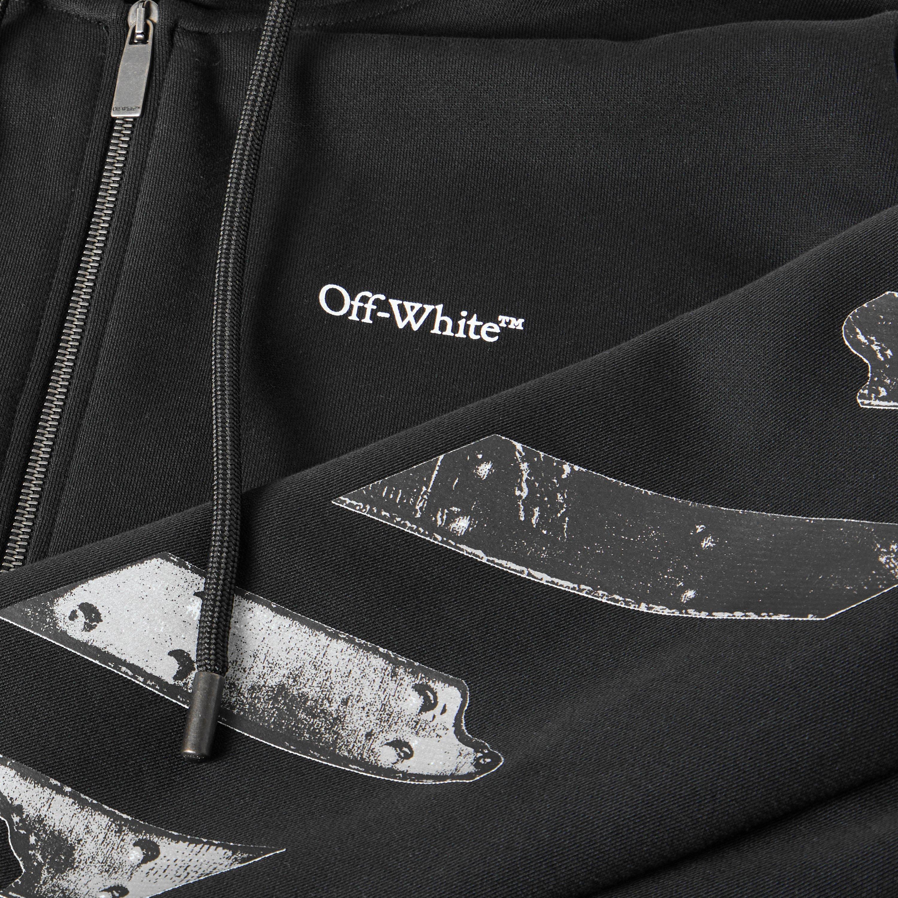 Metal Arrow Zip Hoodie