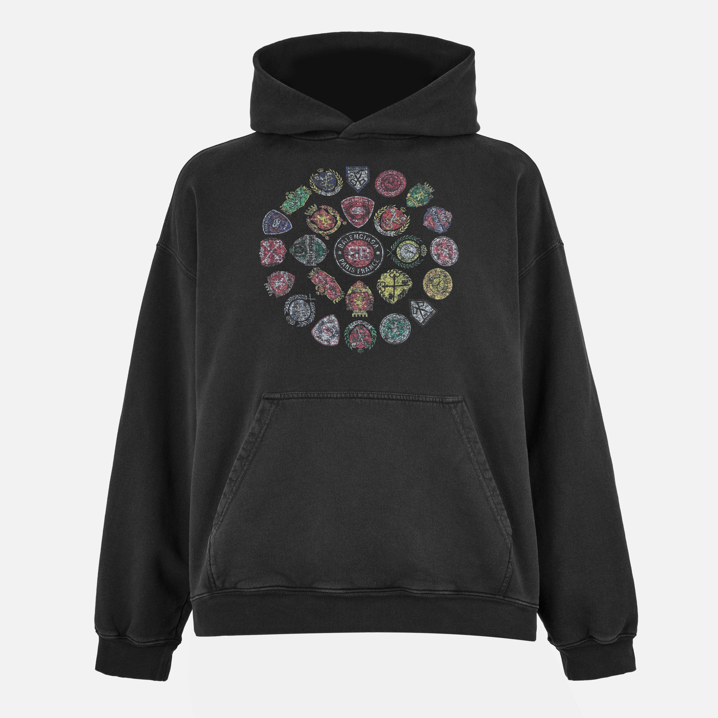 Spiral Crest Pull Over Hoodie