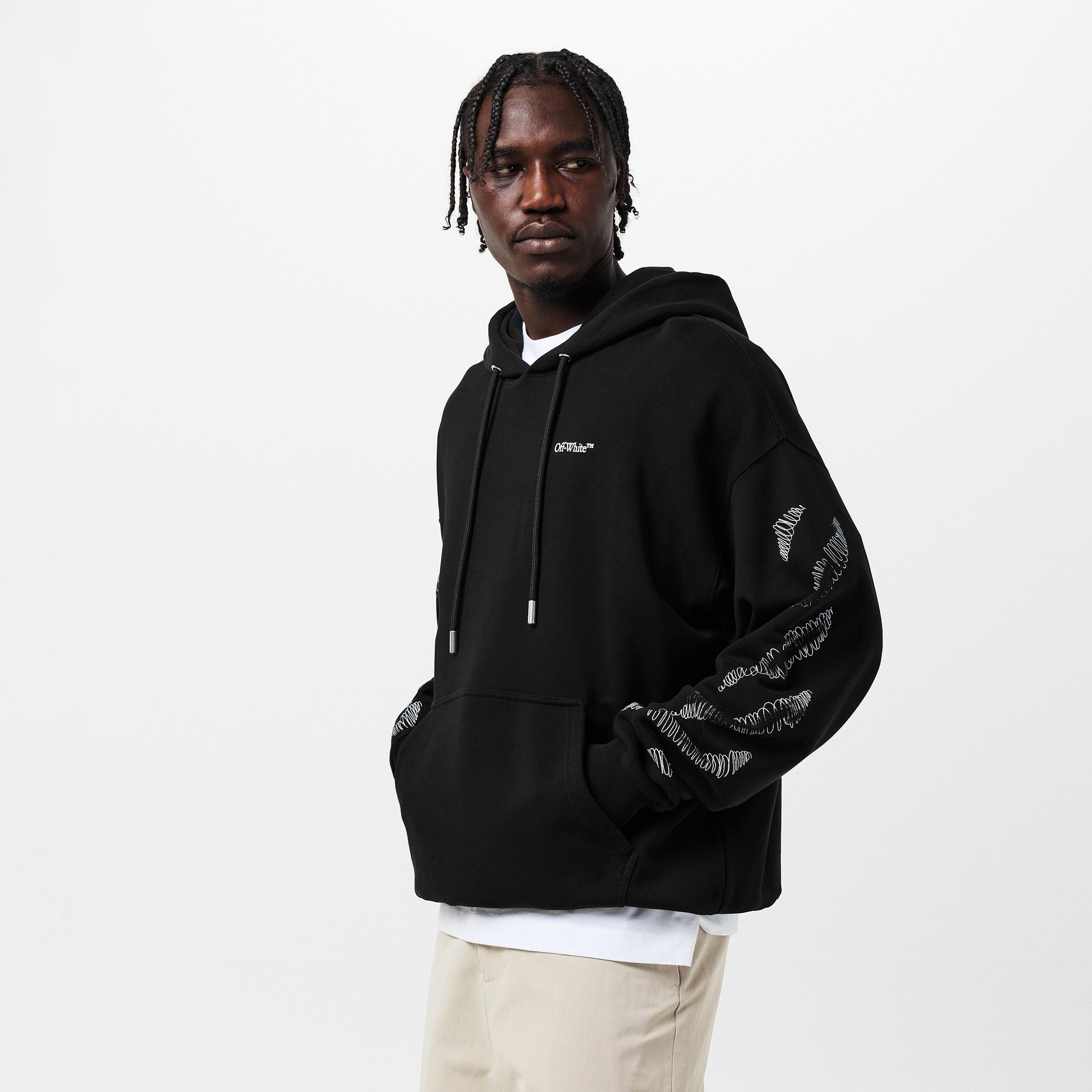 Scrib Diag Pullover Hoodie