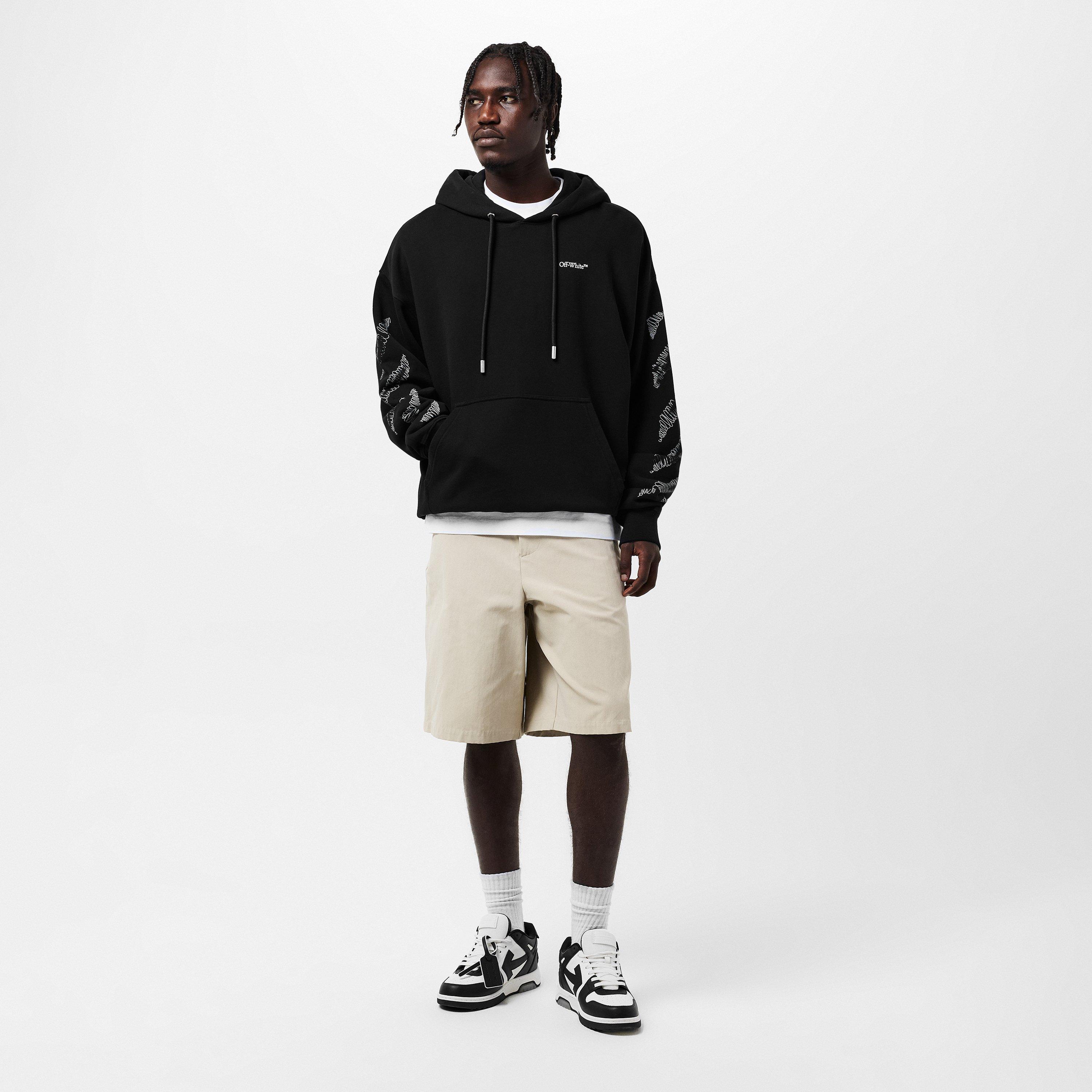 Scrib Diag Pullover Hoodie