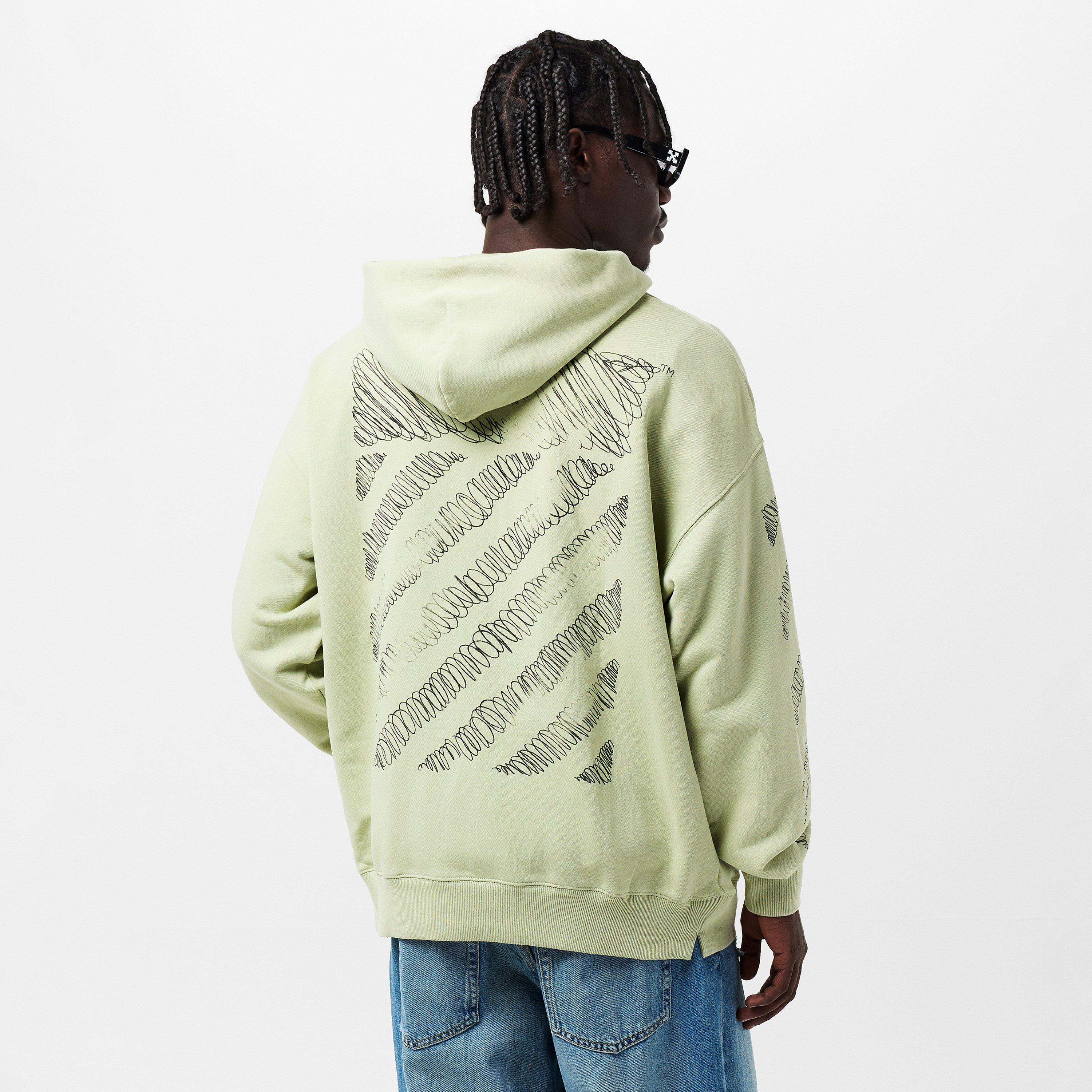 Scrib Diag Pullover Hoodie