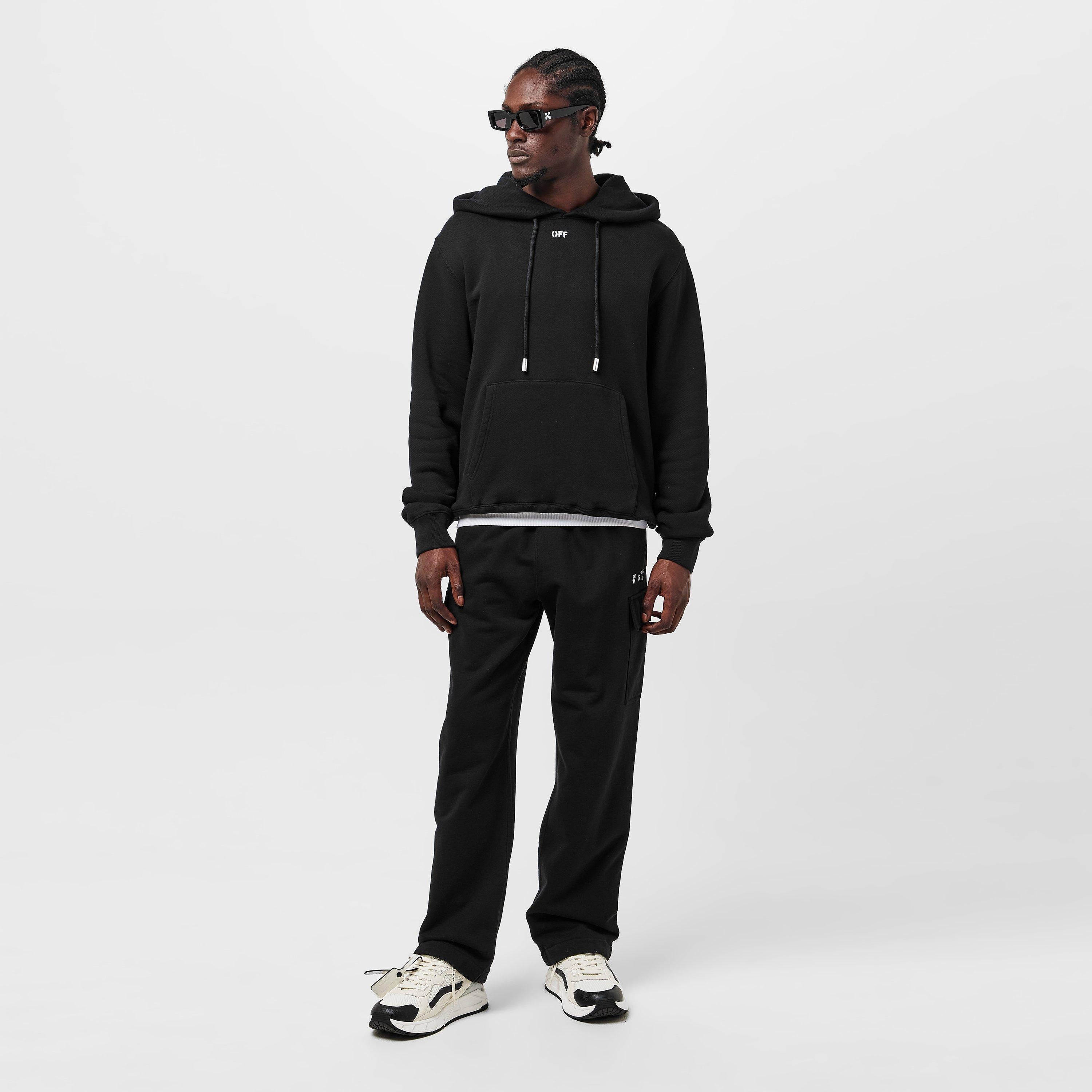 Brick Arrows Jersey Fleece Long Sleeve Slim Fit Hoodie