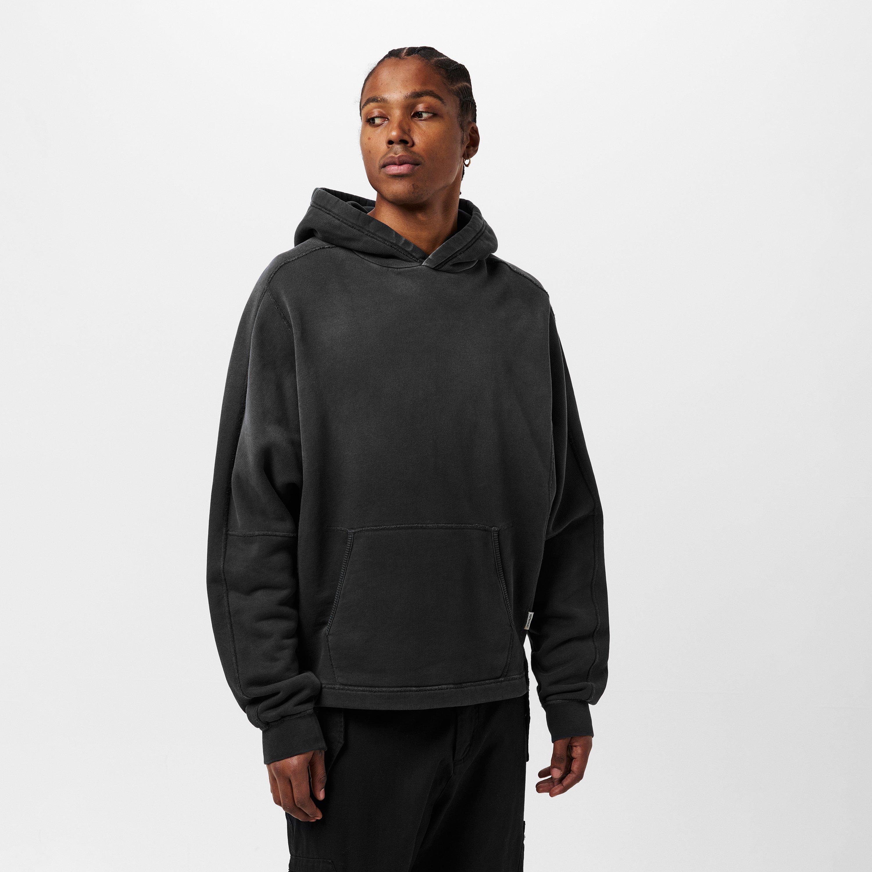 Rep Stepped Detail Relaxed Fit Hoodie