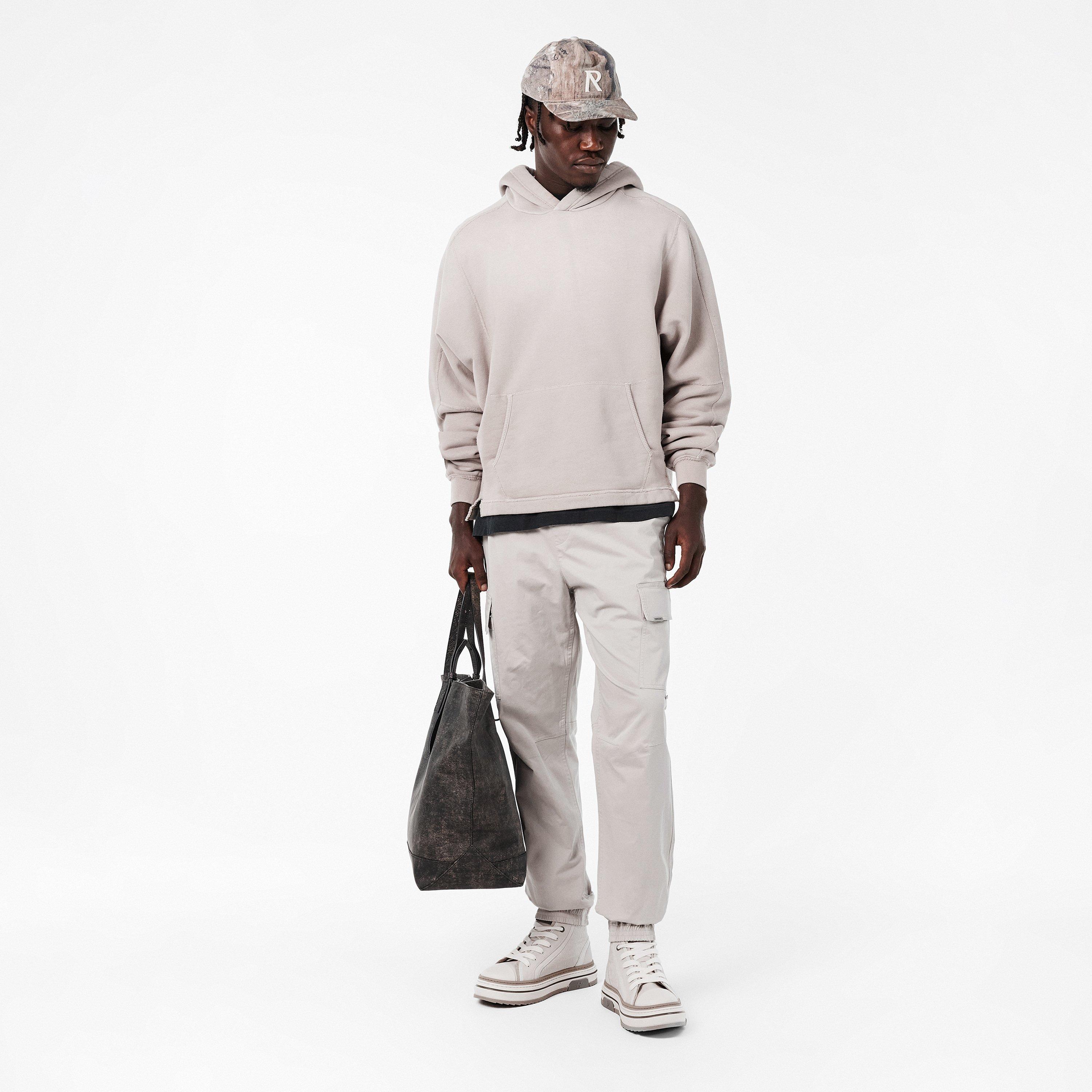 Rep Stepped Detail Relaxed Fit Hoodie