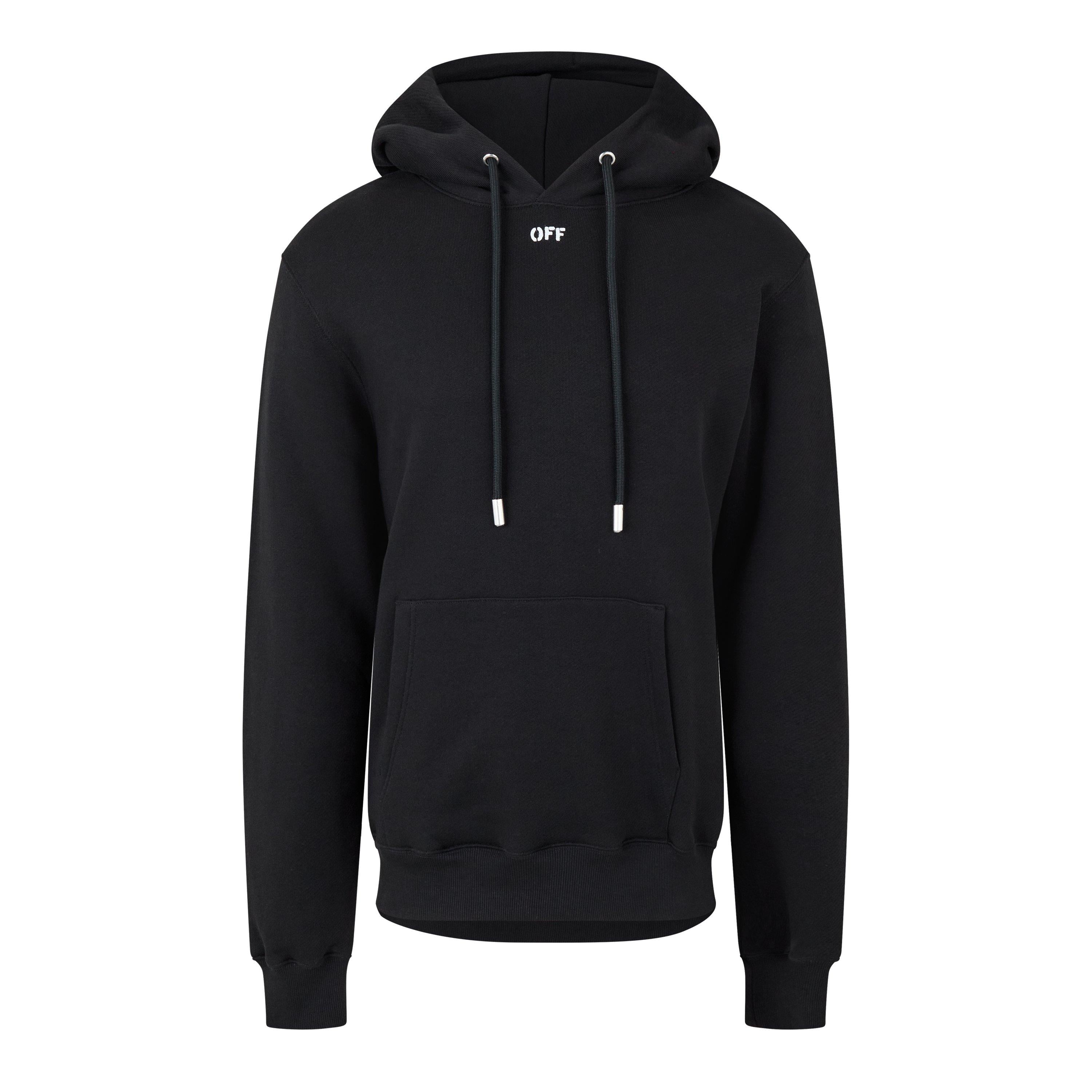 - Arrow Print Logo Long Sleeve Hoodie