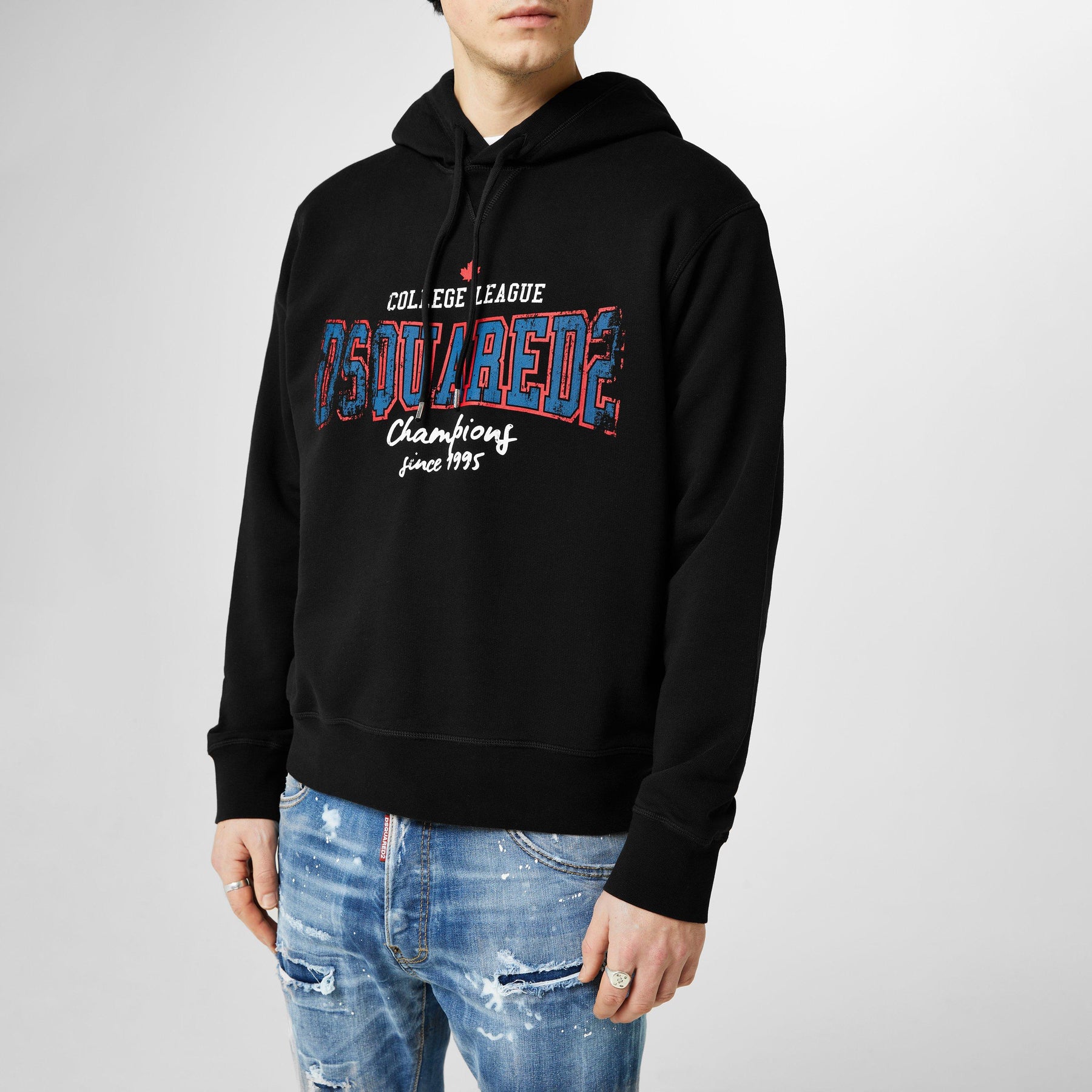 Distressed College League Hoodie