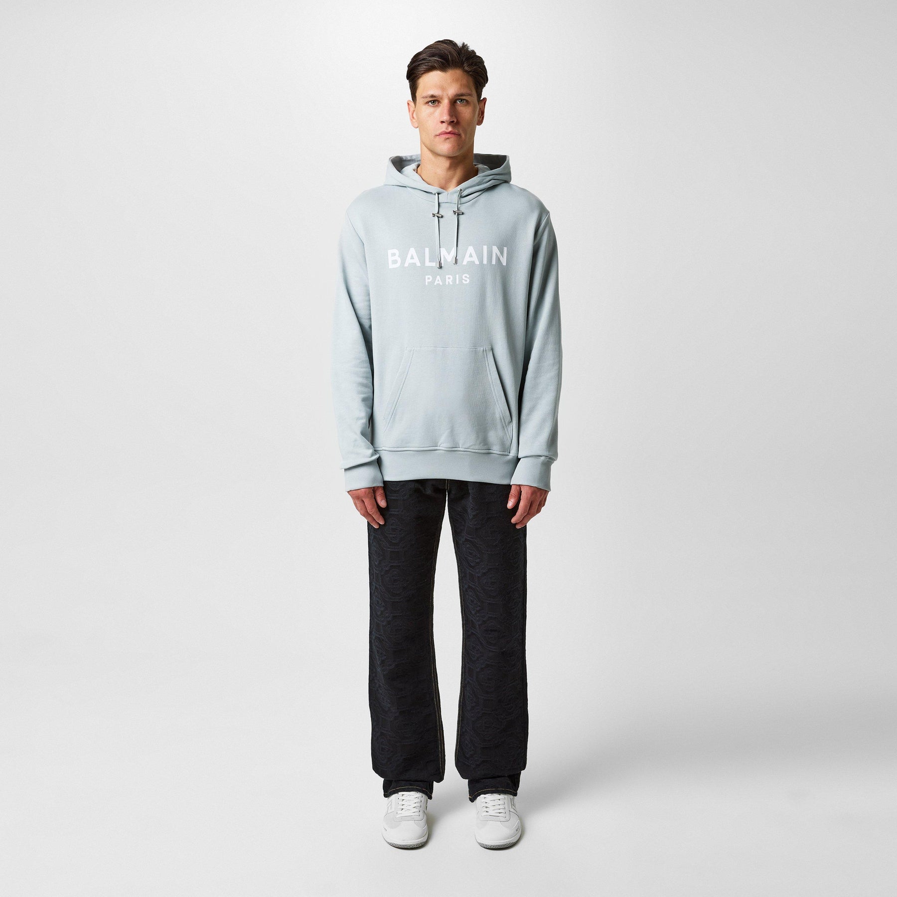 Men's Logo Cotton Printed Hoodie