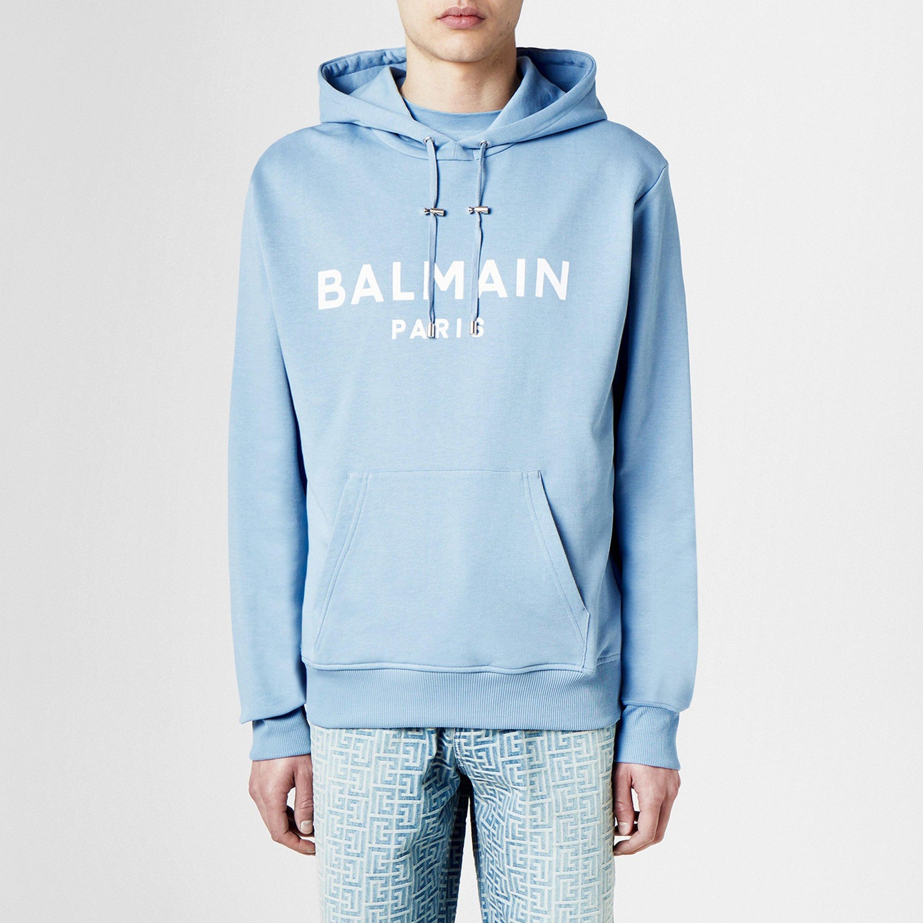 Men's Logo Cotton Printed Hoodie