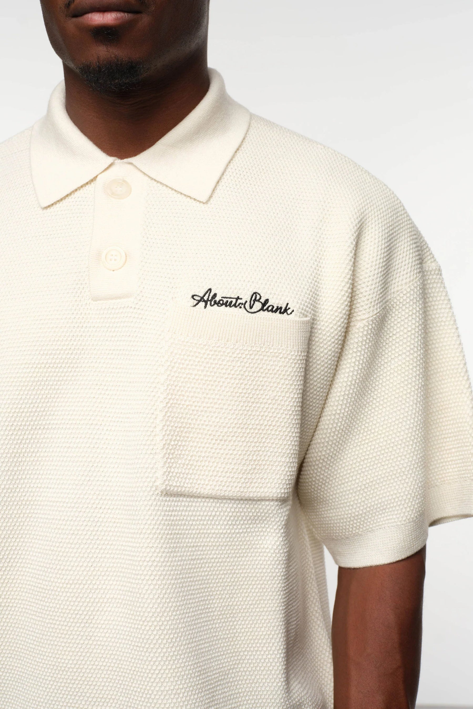 Pique knitted polo