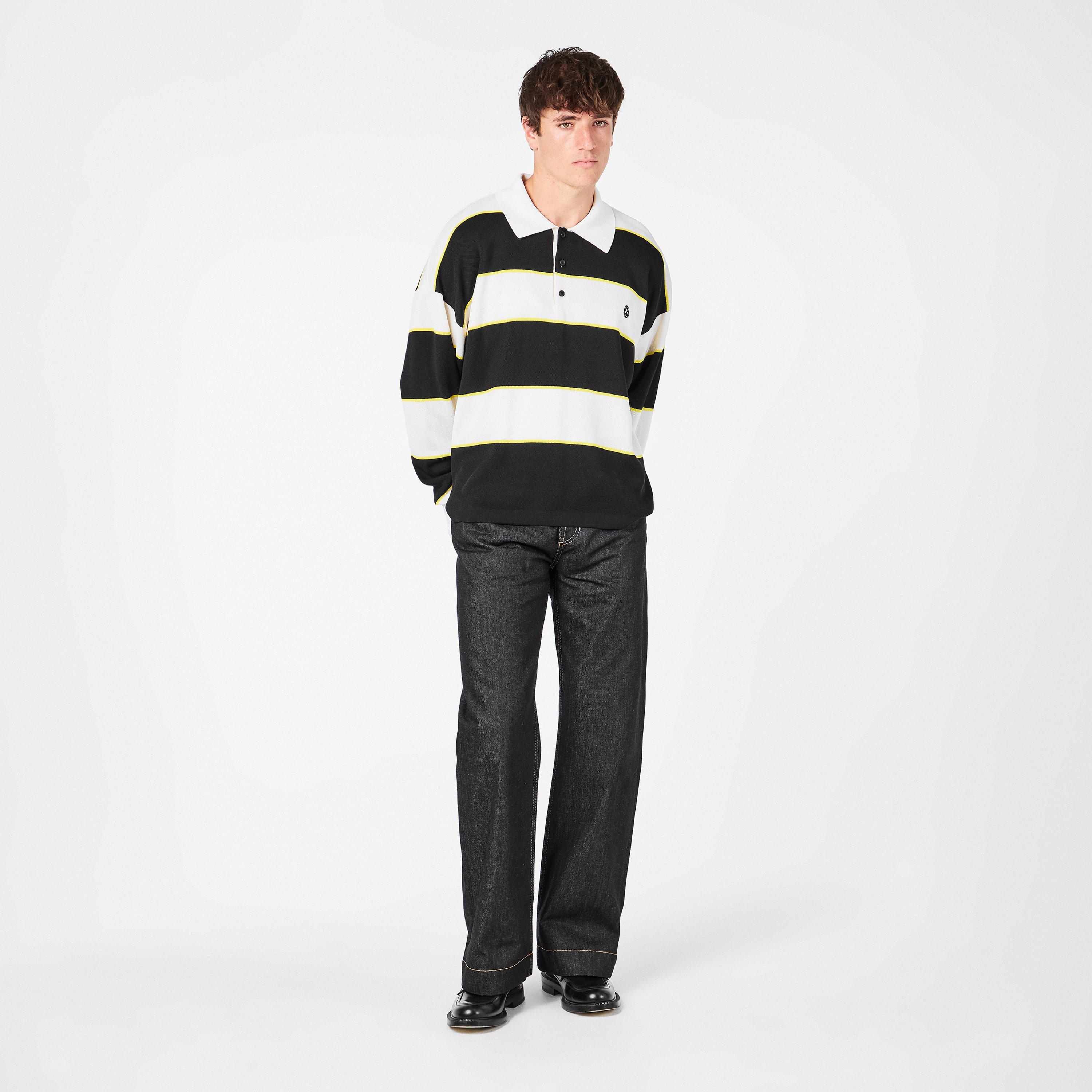 Rugby Contrasting Collar Polo Shirt