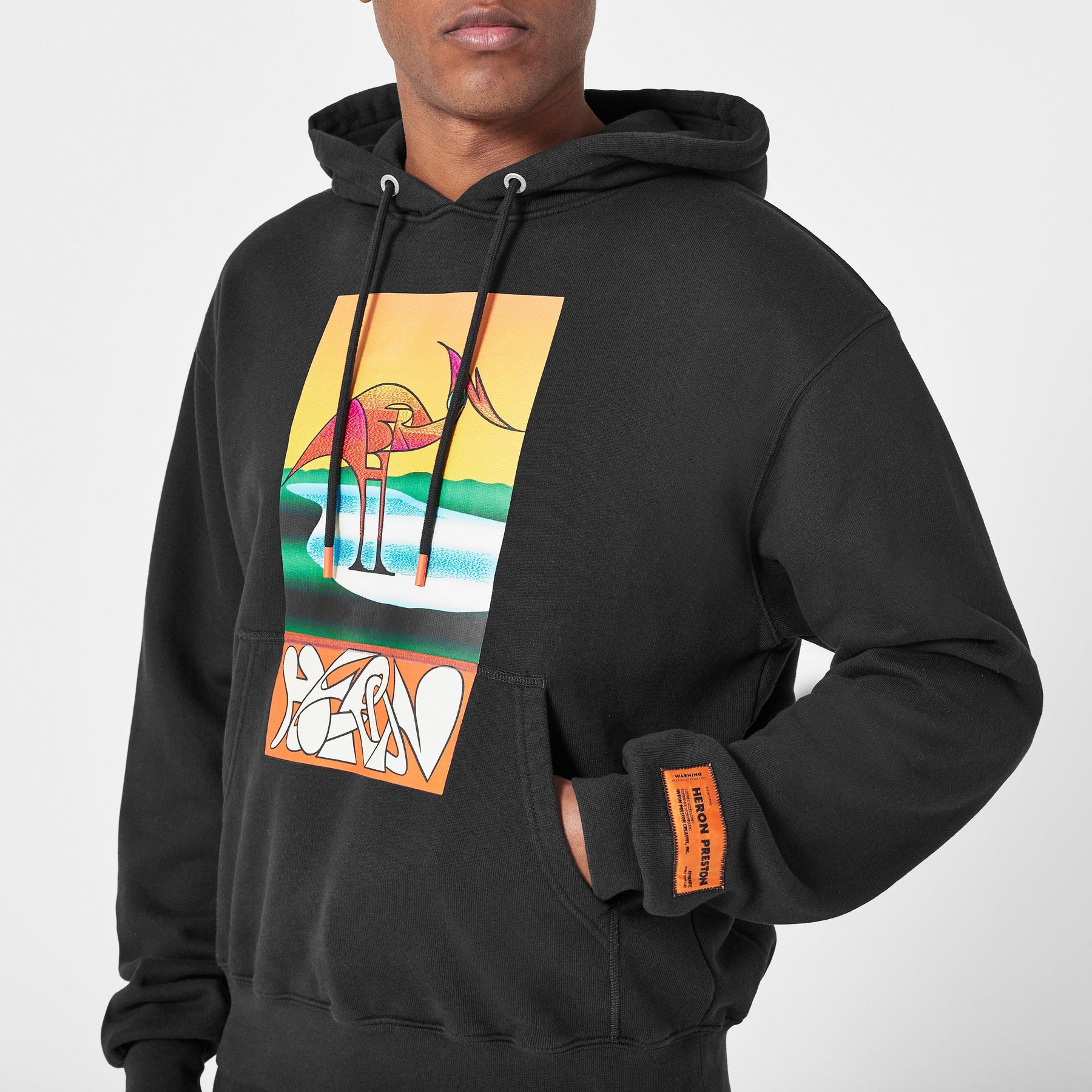 Abstract Heron Hoodie