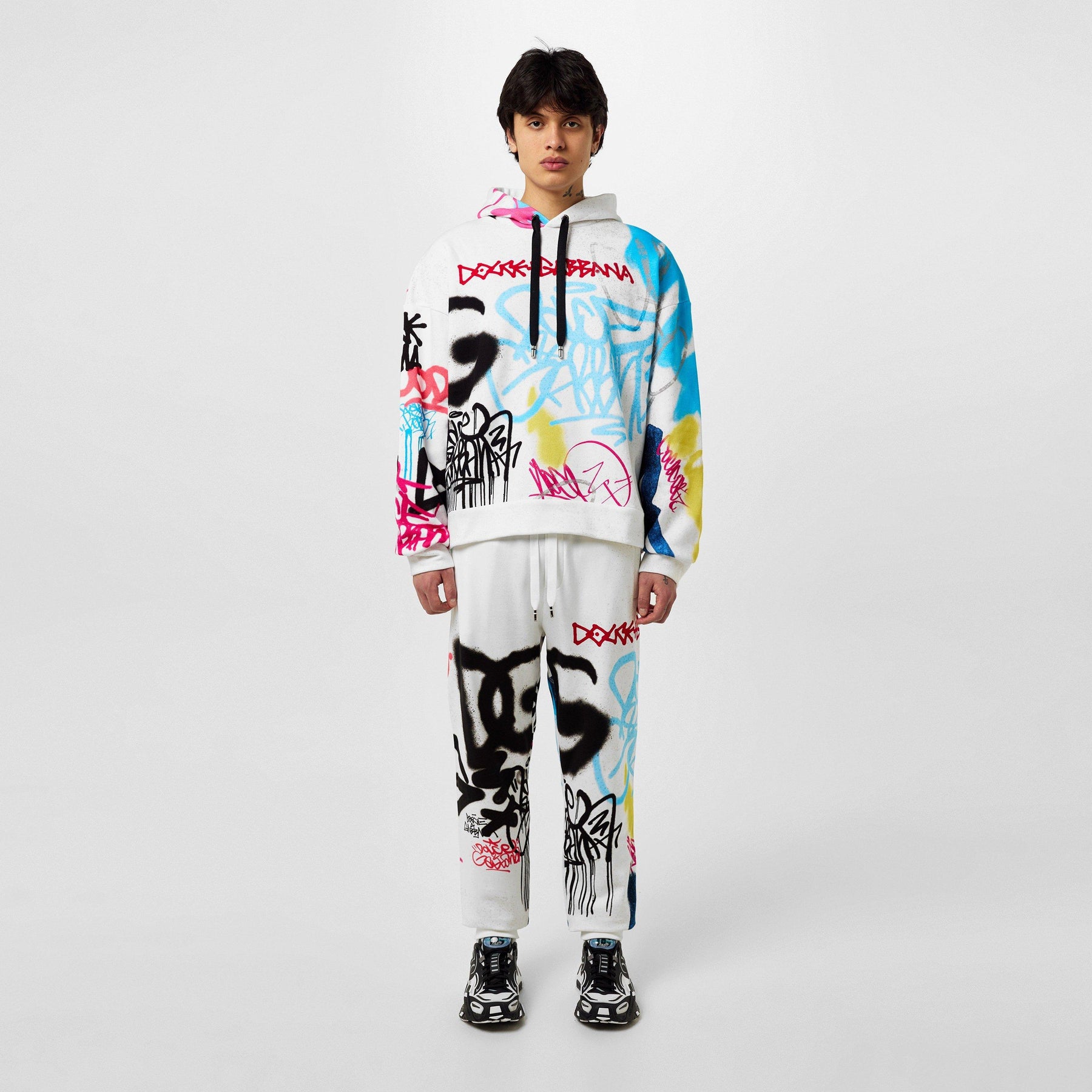 Spray Graffiti Logo Hoodie