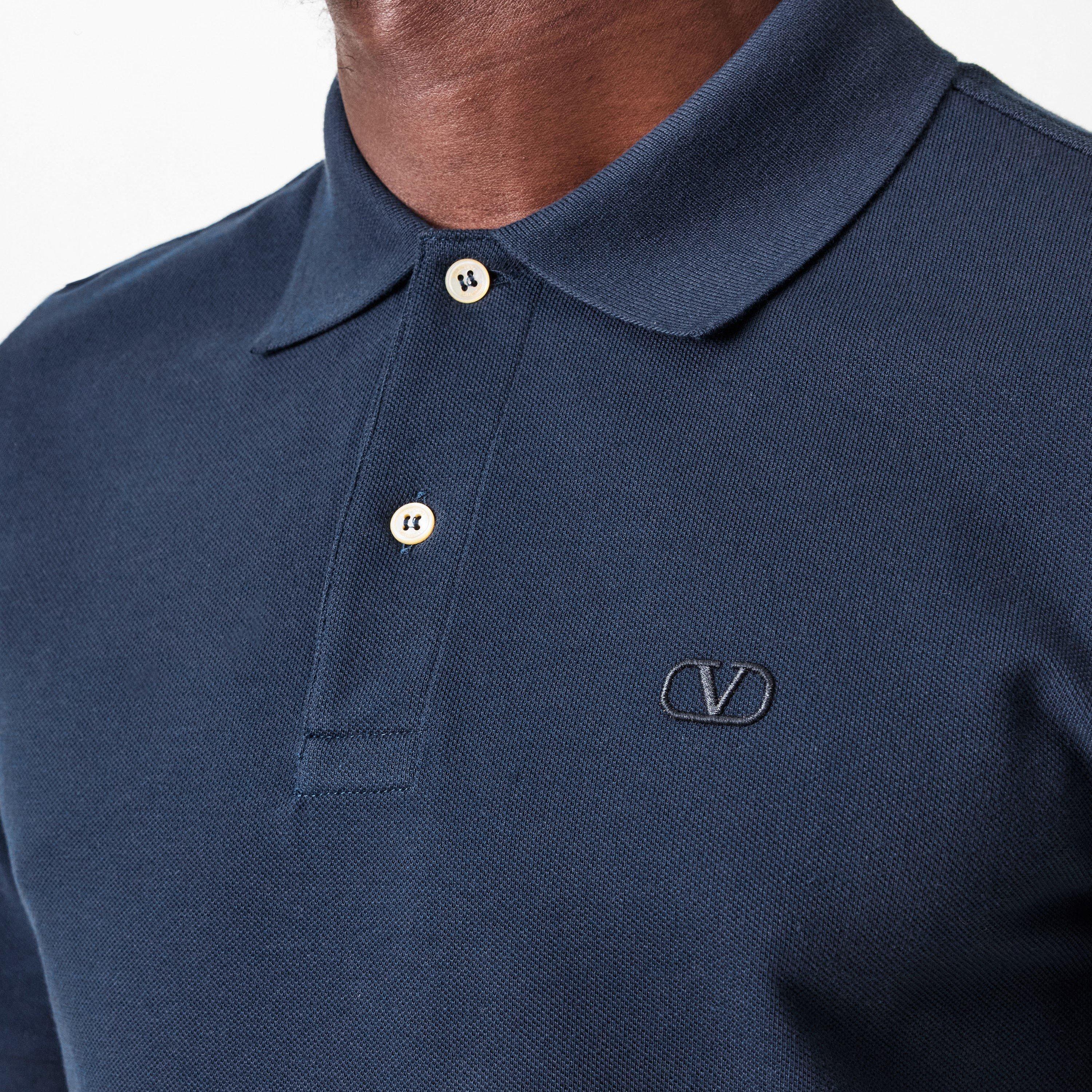 Men's Vlogo Signature Short-Sleeve Polo Shirt
