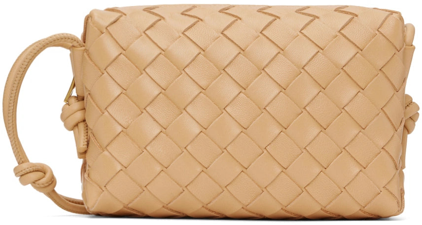 Bottega Veneta Beige Mini Loop Camera Bag