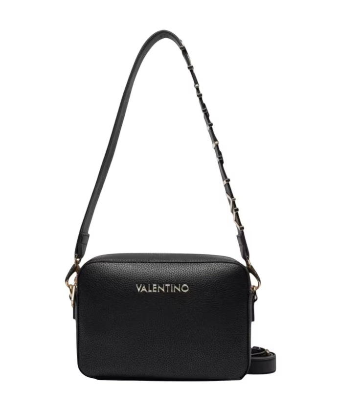Black Zip Handbag with Inside Pocket