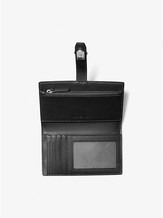 Greenwich Medium Zebra Signature Logo Wallet