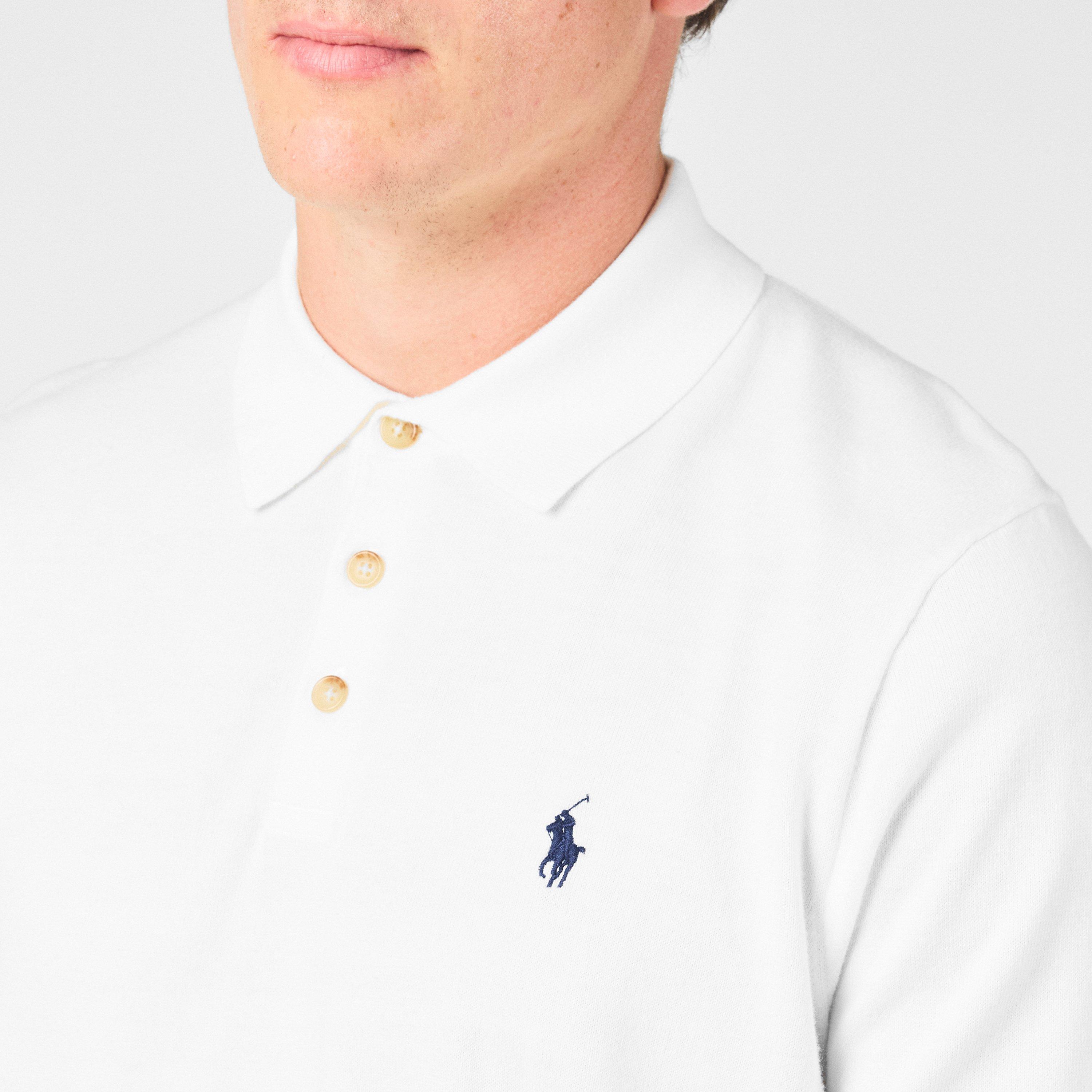 Men's Knitted Short-Sleeve Polo Shirt