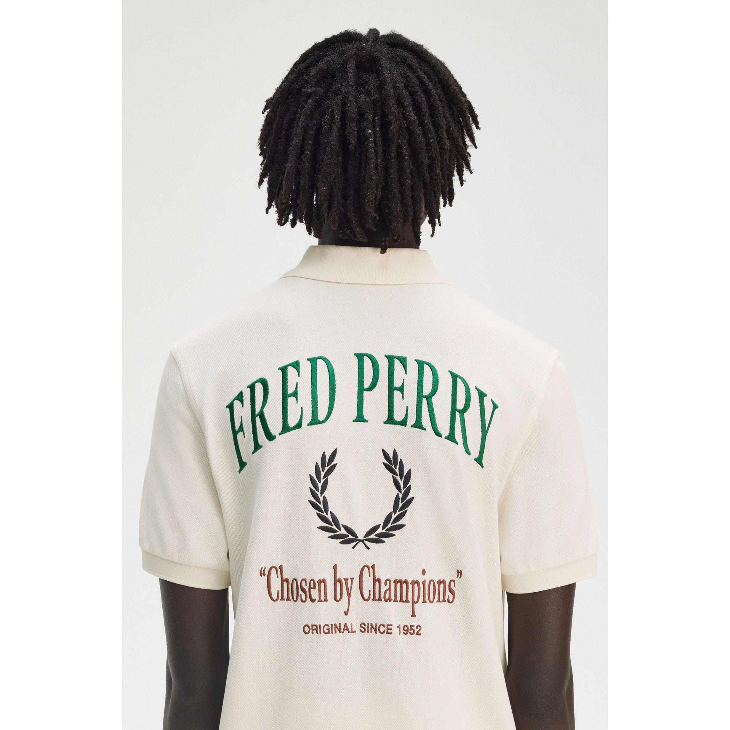 Club Back Print Short Sleeve Polo Shirt
