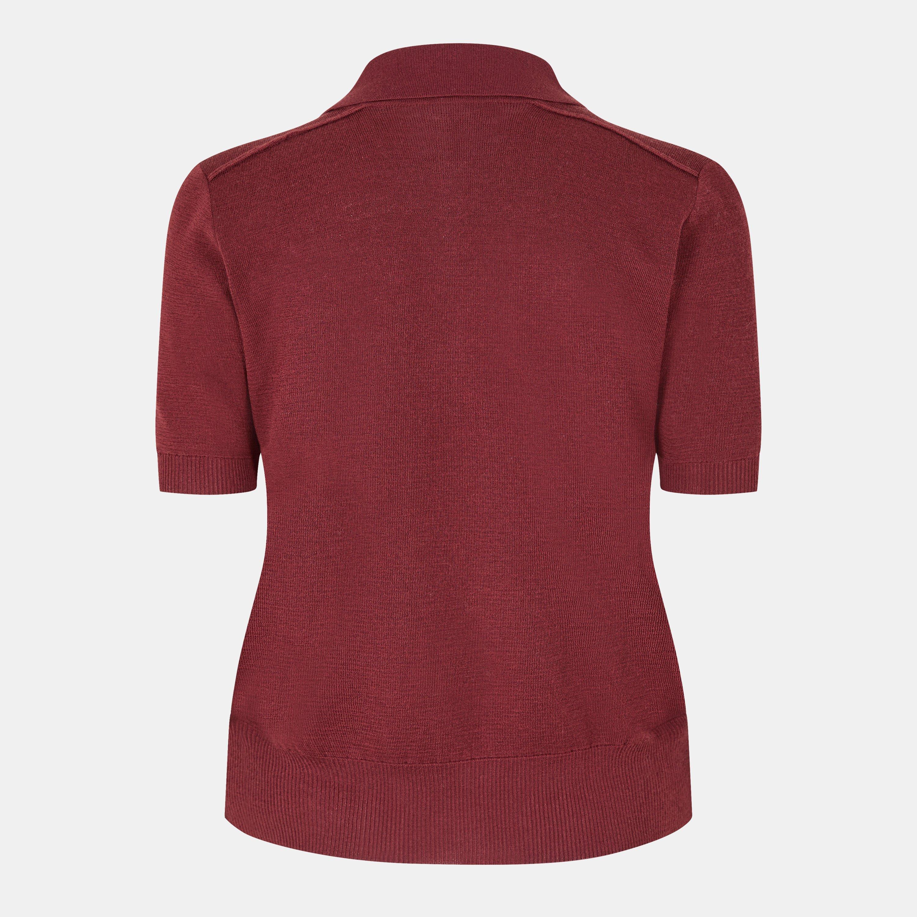 Check Short Sleeve Polo Shirt