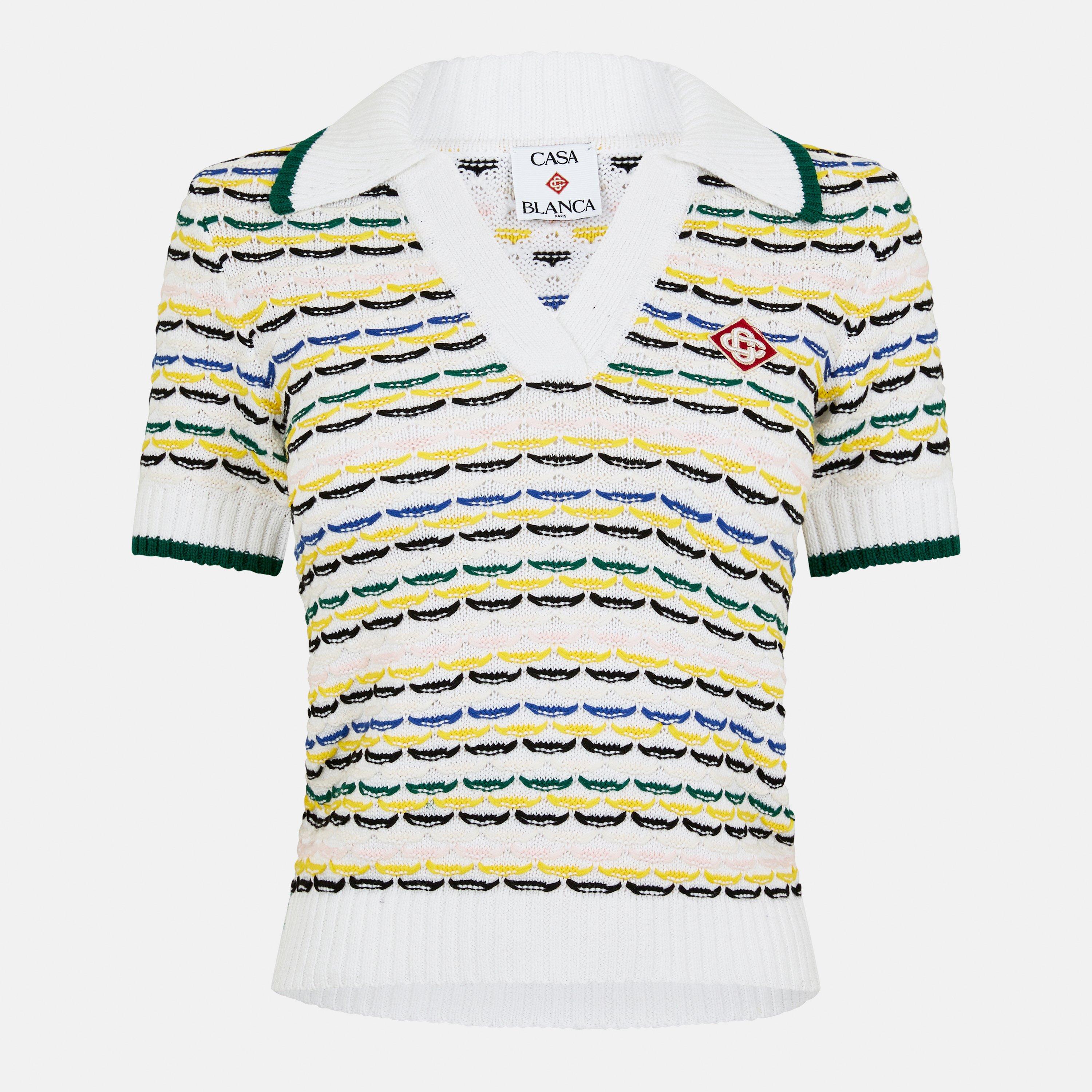 Multi Short Sleeve Tailored Fit Polo Shirt