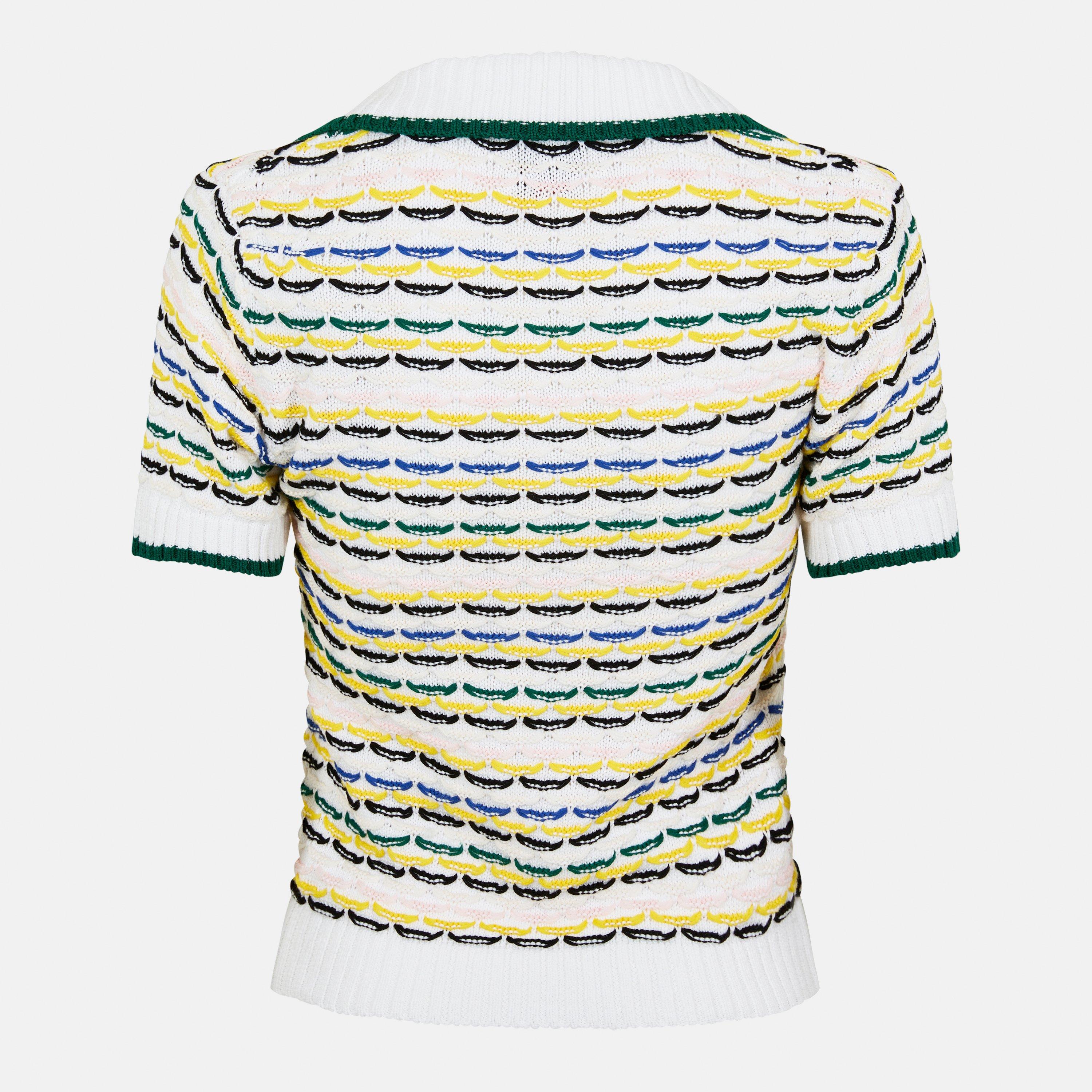 Multi Short Sleeve Tailored Fit Polo Shirt