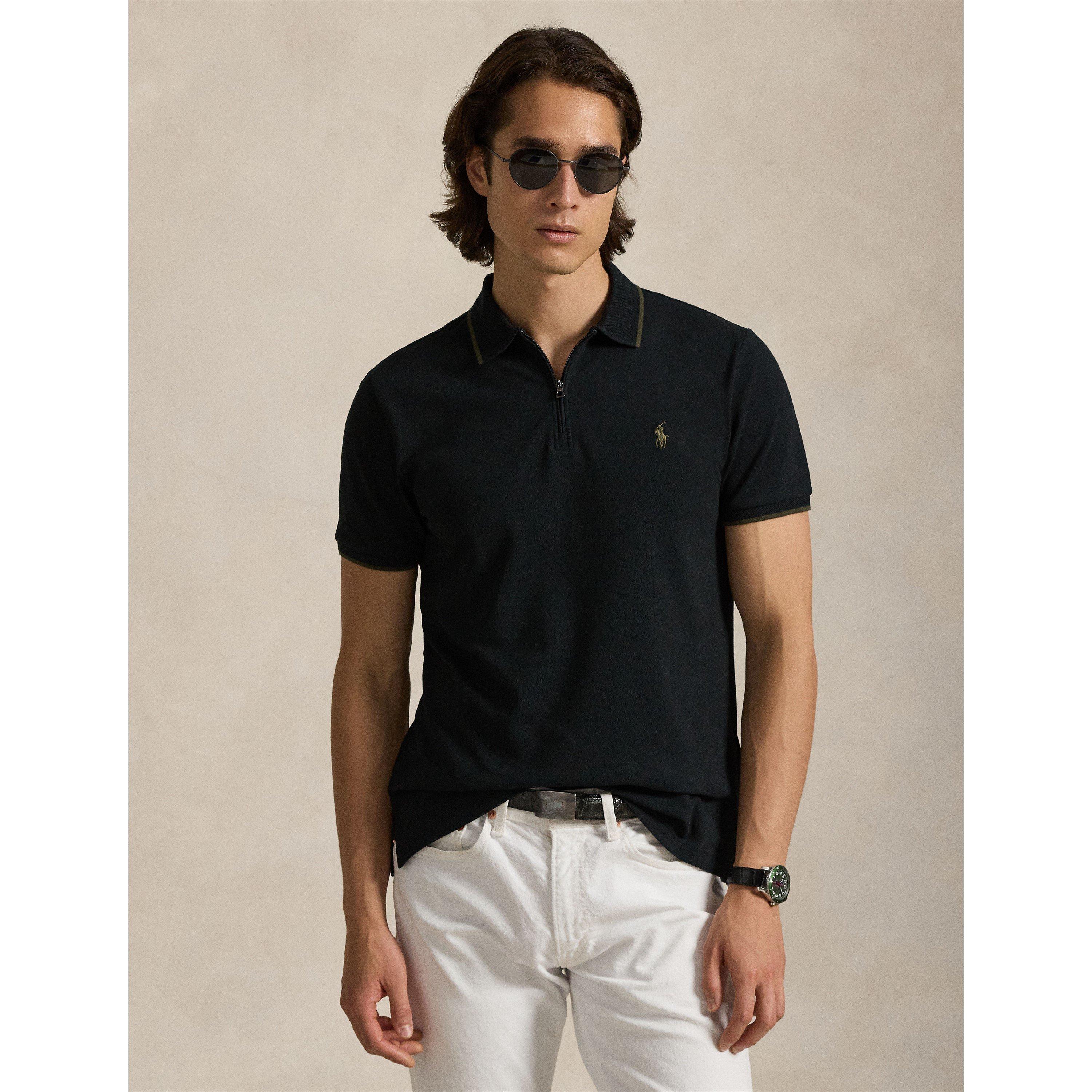Zipped Short Sleeve Shirt