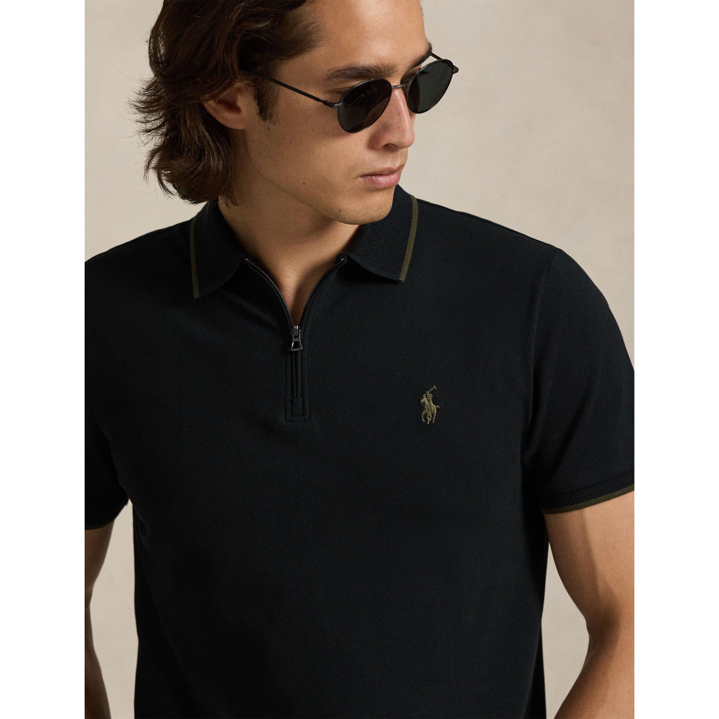 Zipped Short Sleeve Shirt