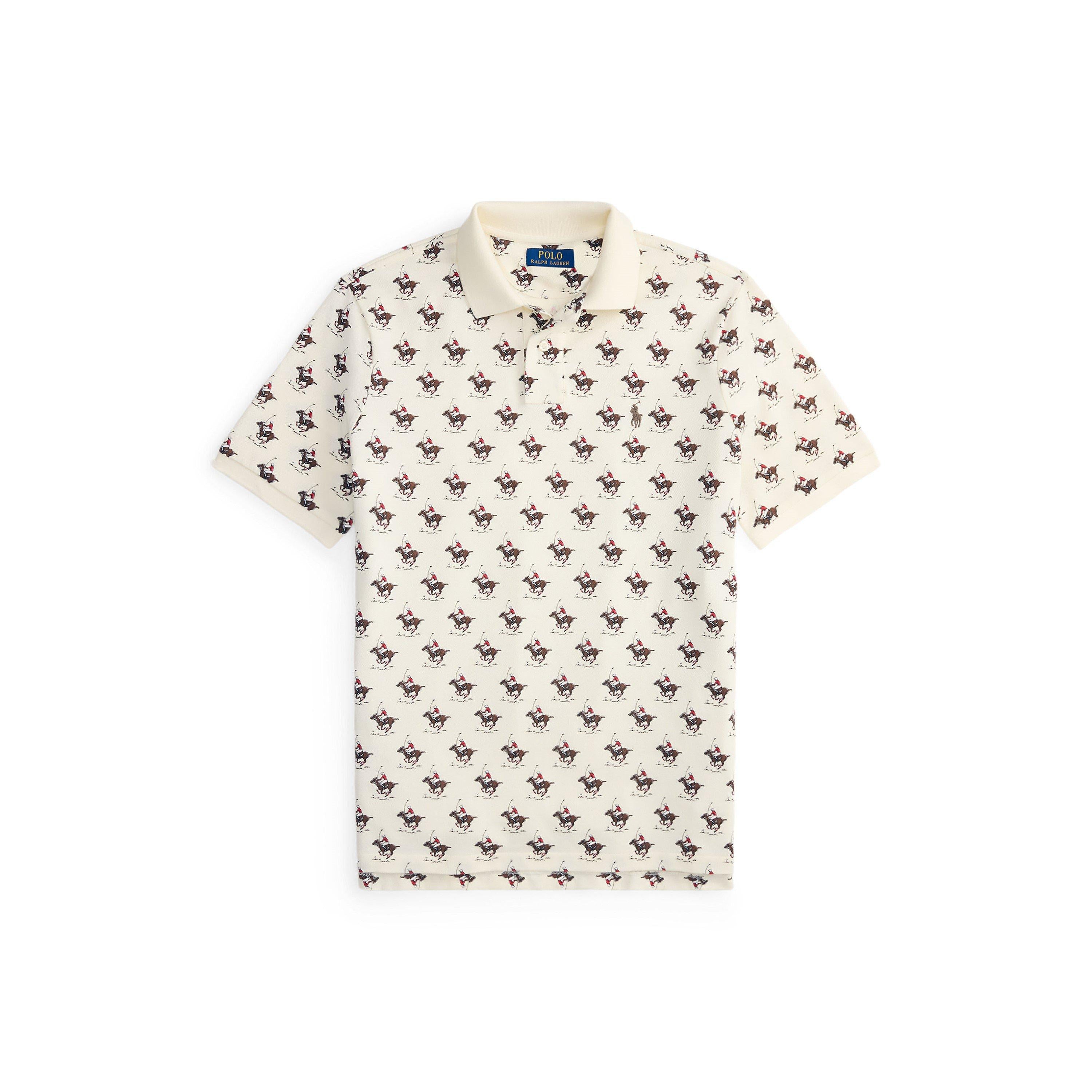 Embroidered Horse Logo Short Sleeve Shirt