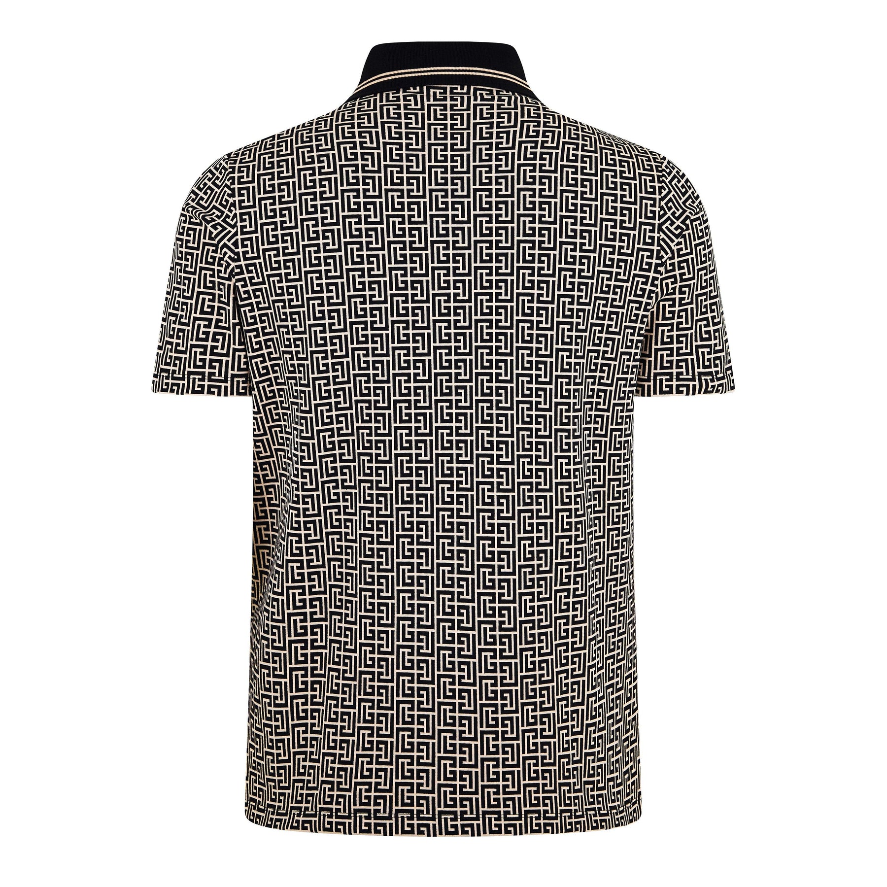 Monogram Zip Polo Shirt