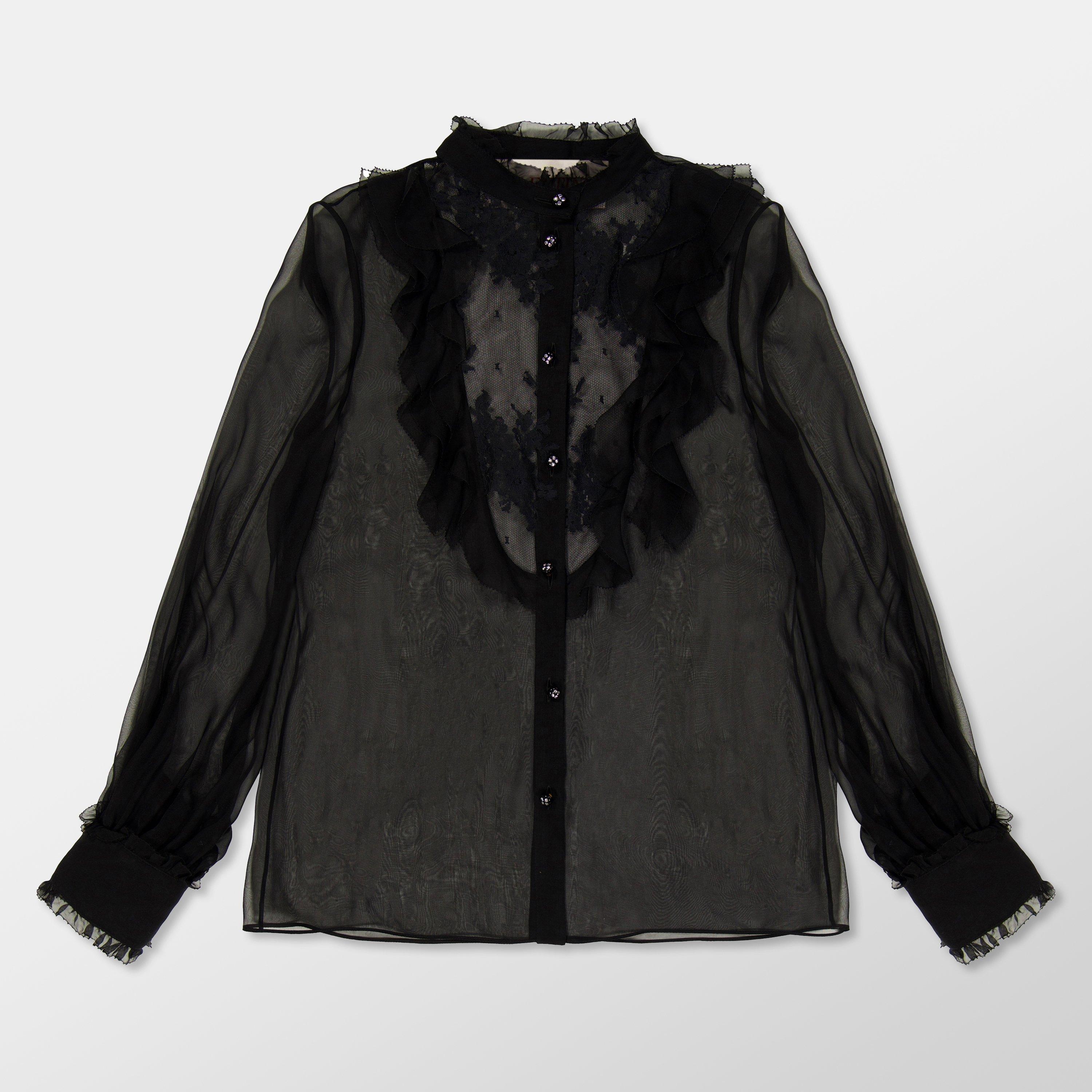 Sheer Chiffon Blouse
