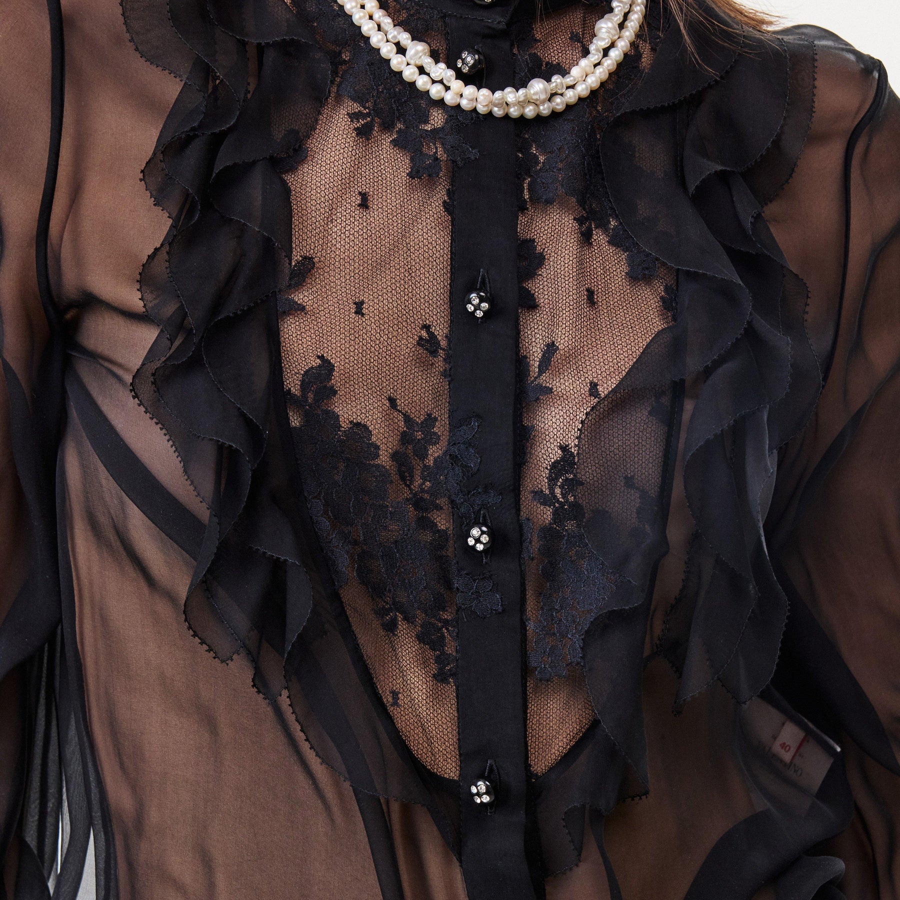 Sheer Chiffon Blouse