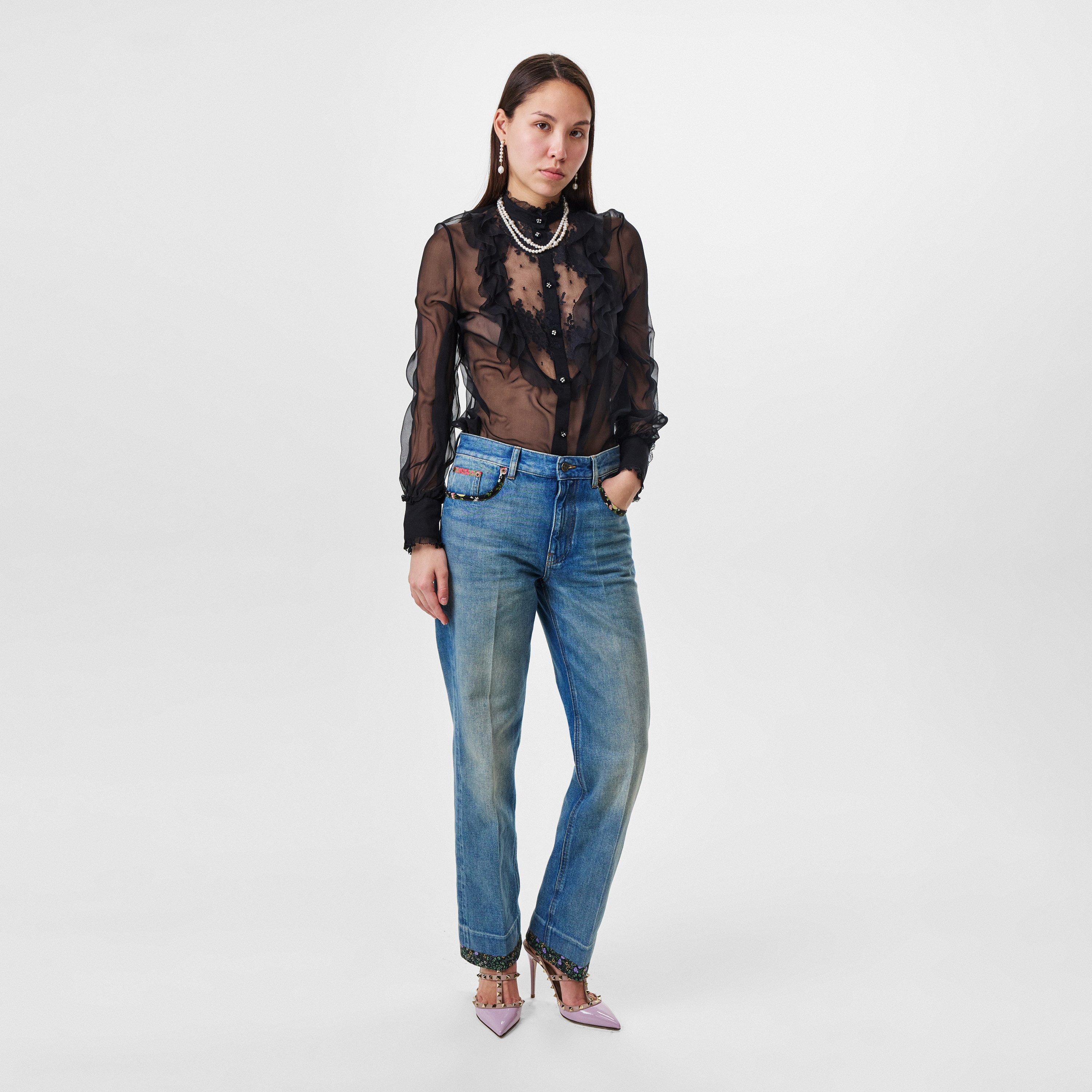 Sheer Chiffon Blouse