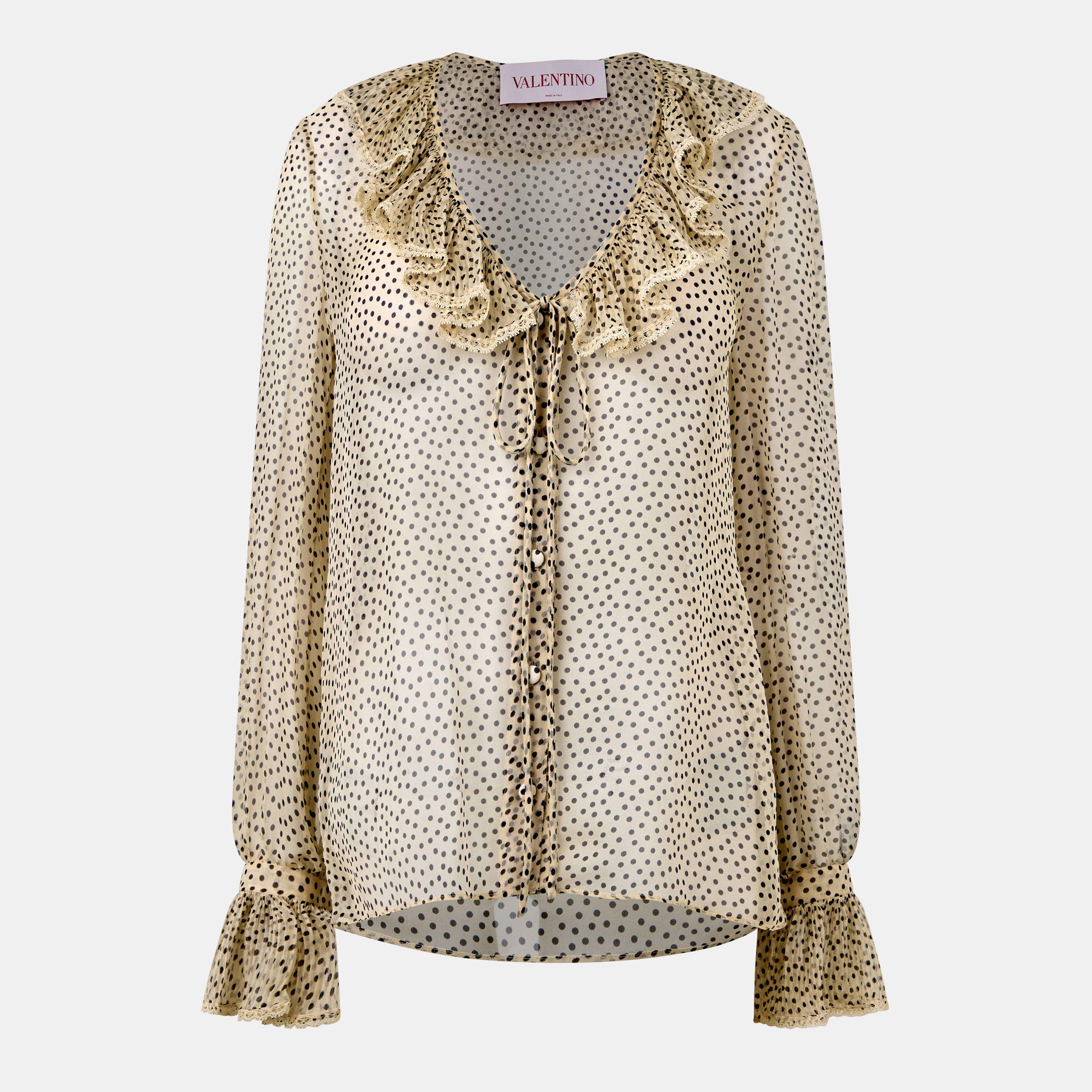 Val Long Sleeve Chiffon Blouse