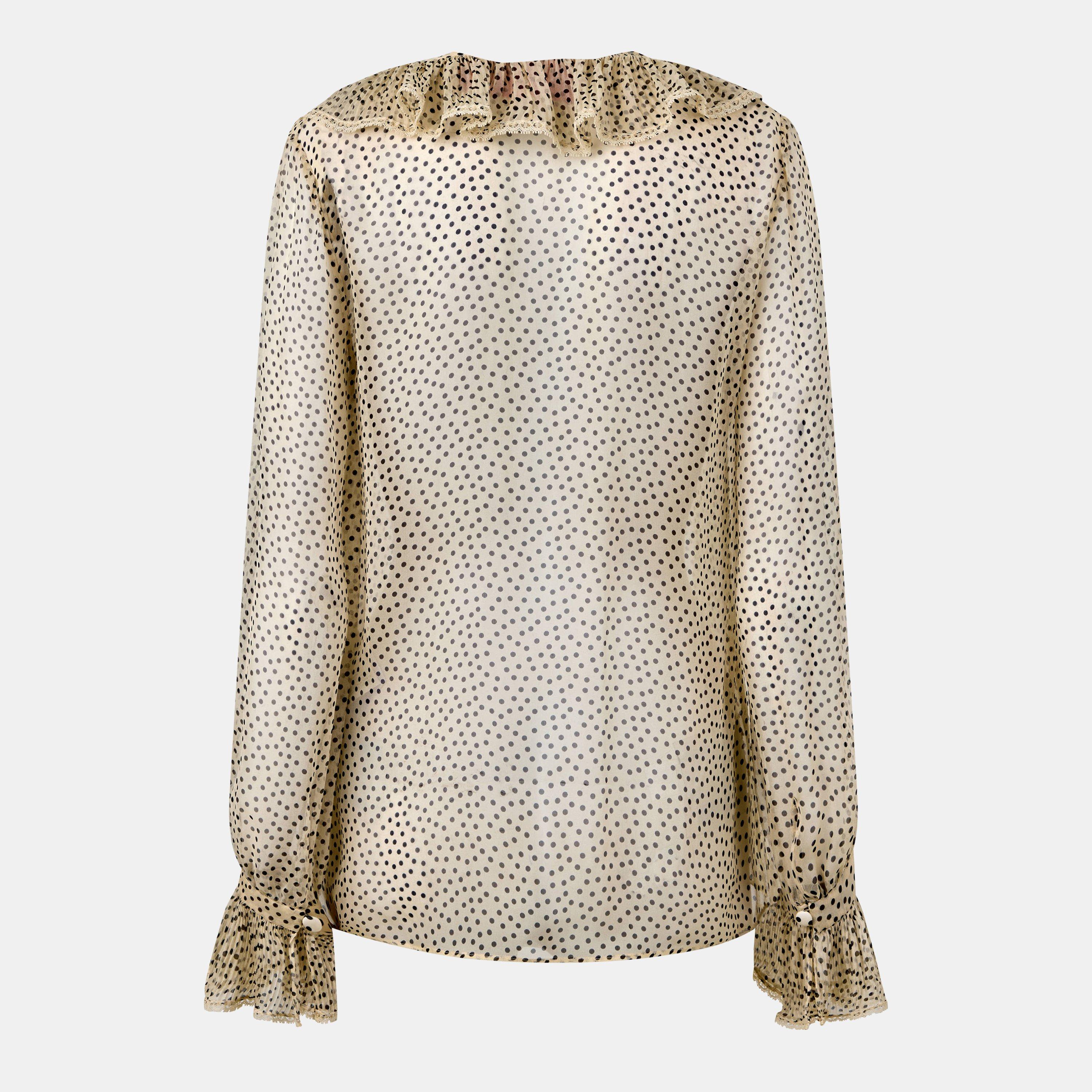 Val Long Sleeve Chiffon Blouse