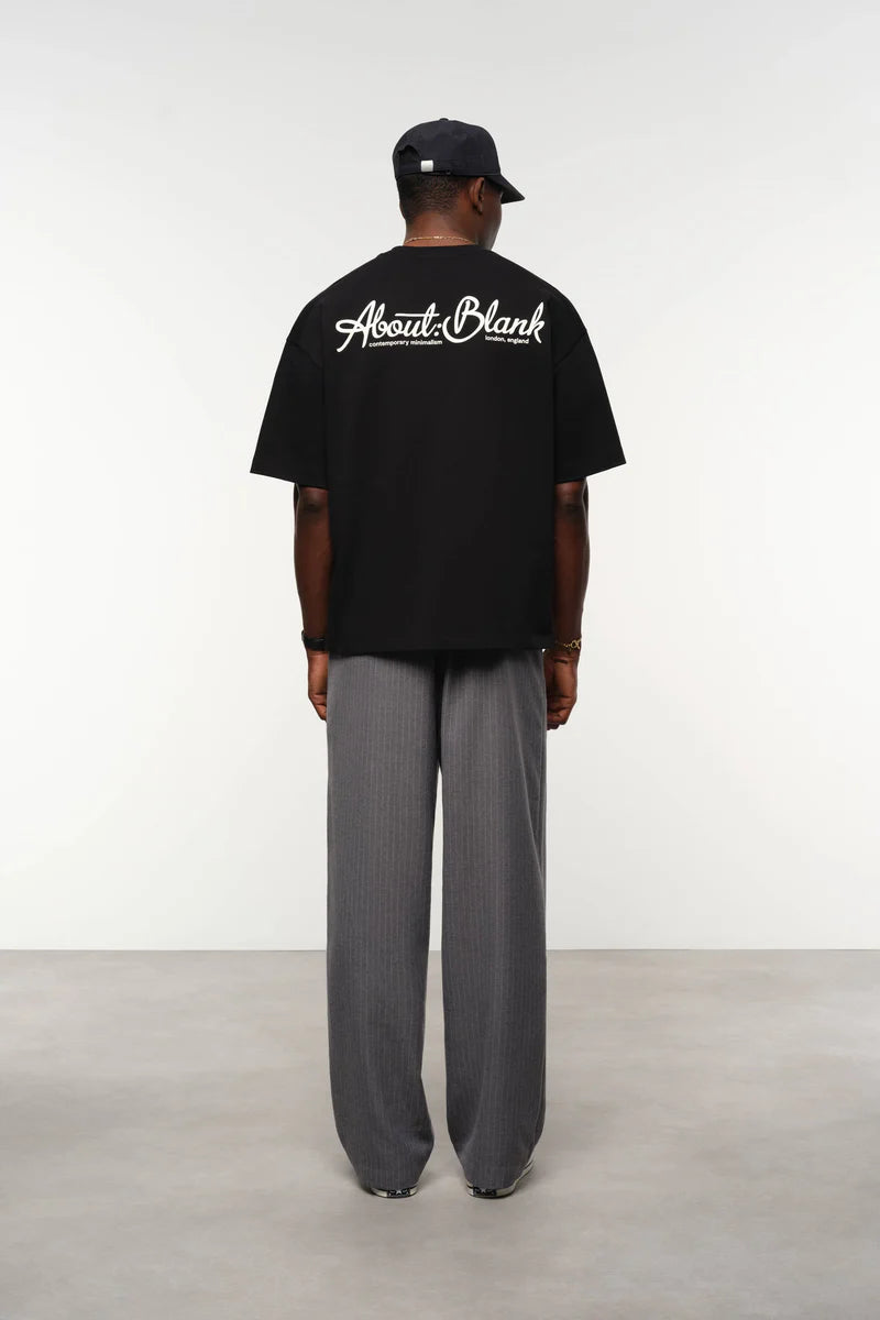 Banner t-shirt - black/ecru
