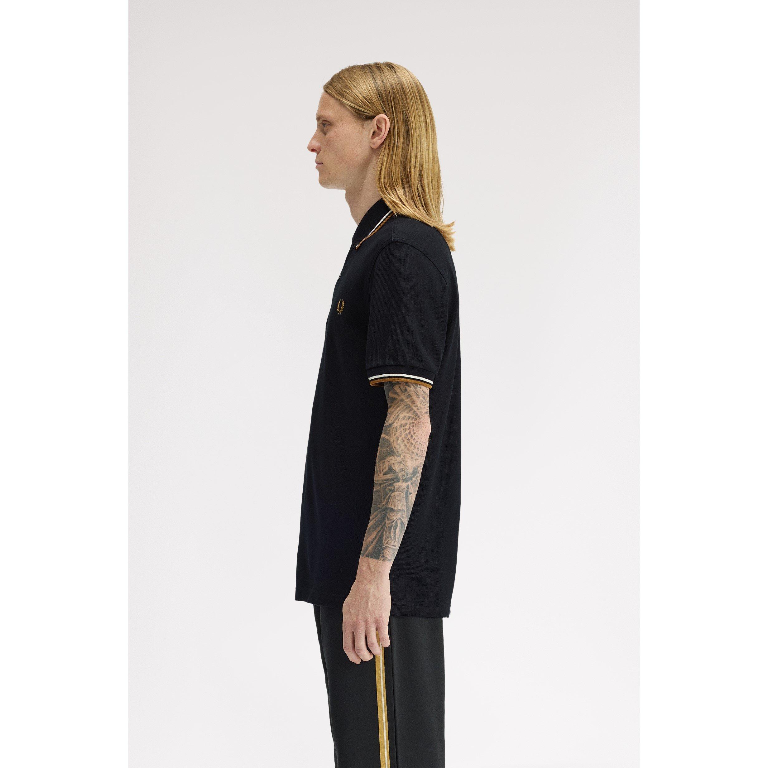 Short Sleeve Twin Tipped Polo Shirt