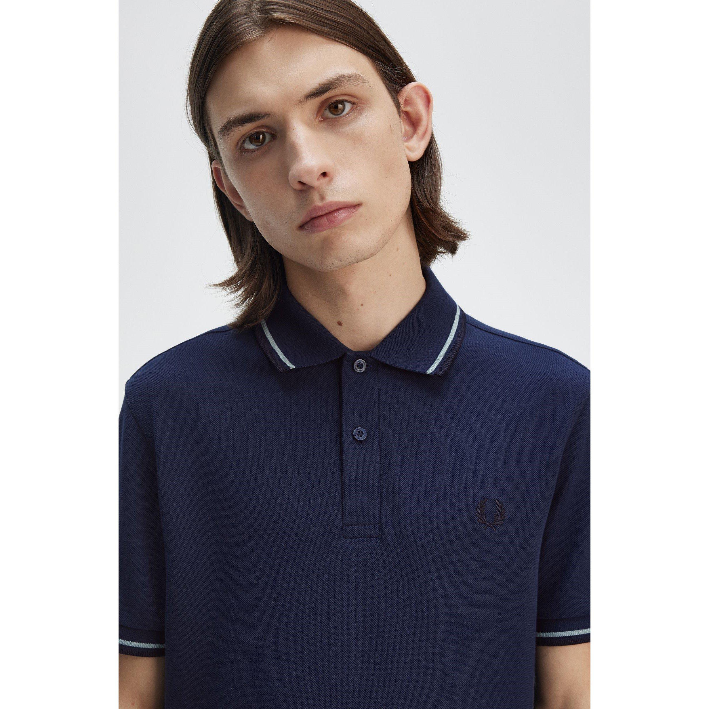 Short Sleeve Twin Tipped Polo Shirt