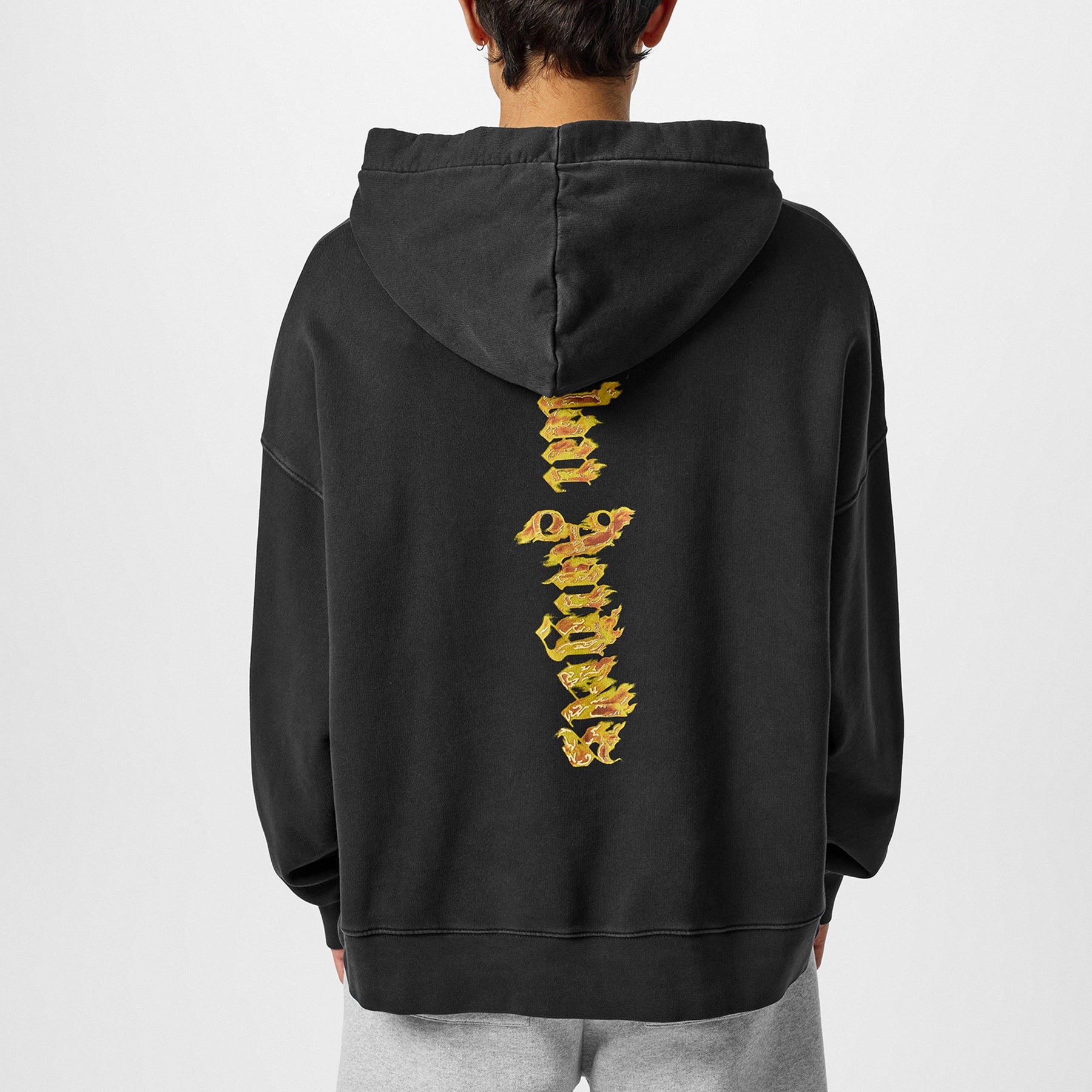 Burning Palm Tree Logo Hoodie