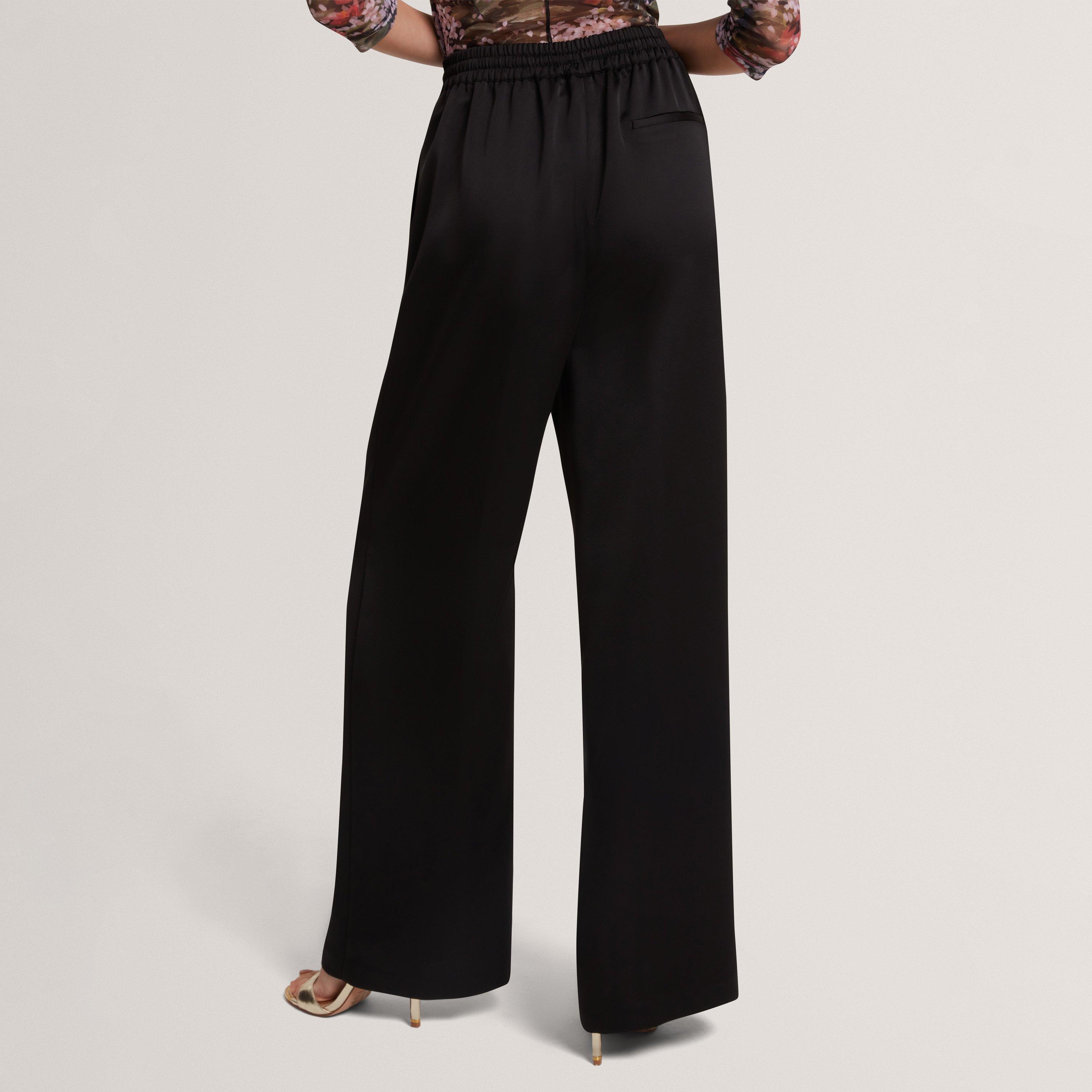 Ted Satin Wide Leg Trouser
