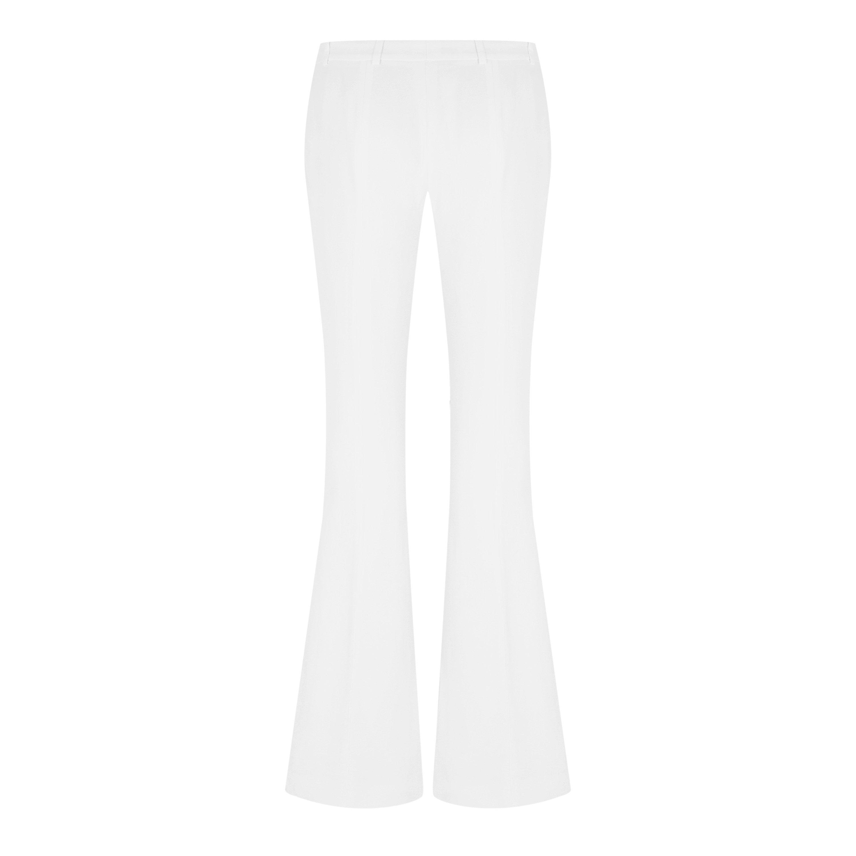 Crepe Bootcut Trousers