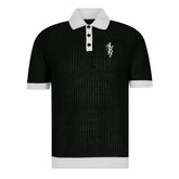 Waffle Stitch Polo Shirt