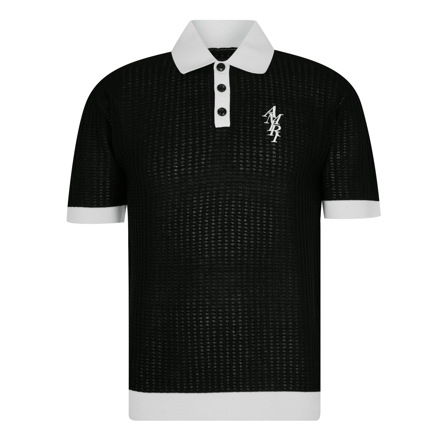 Waffle Stitch Polo Shirt