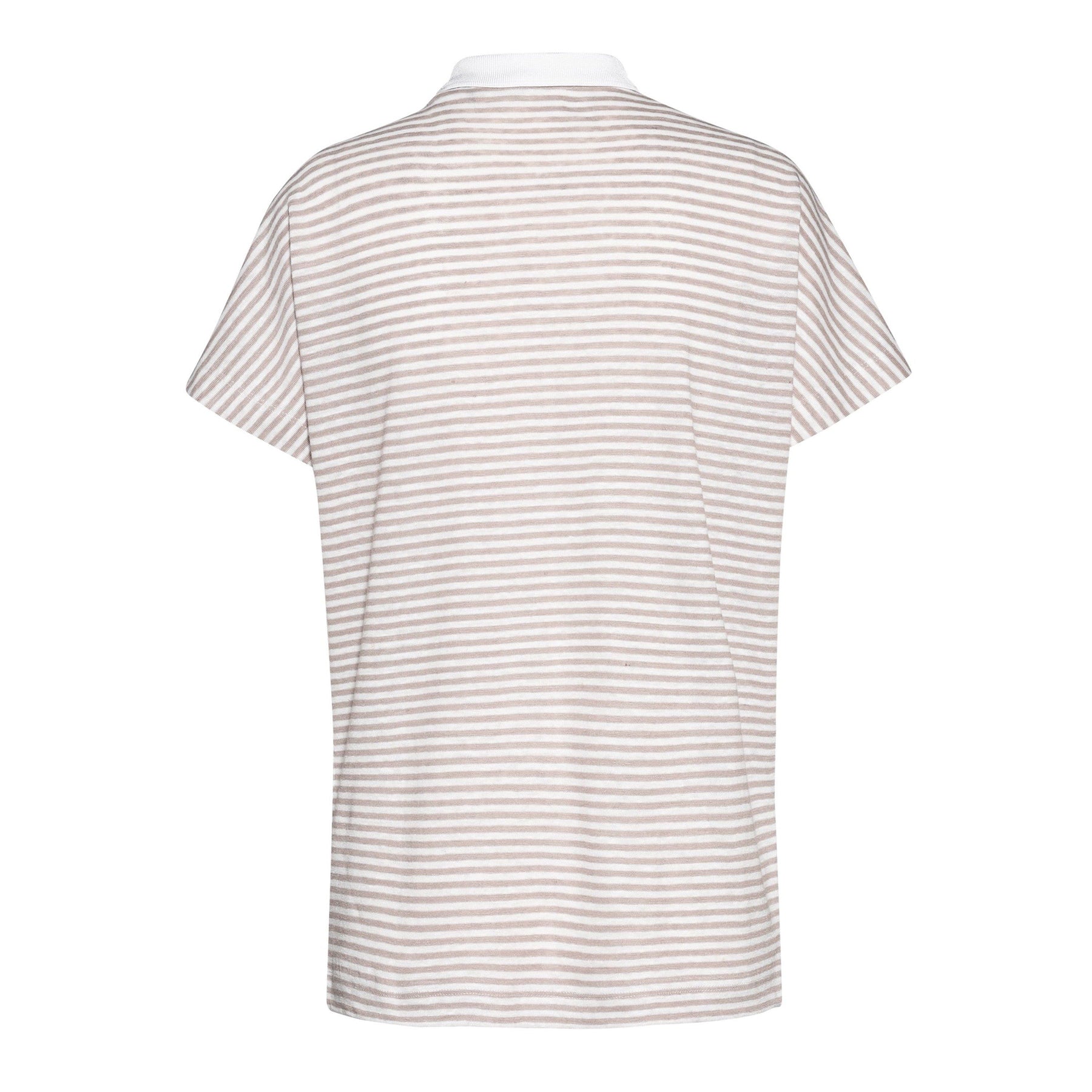 Enelina Striped Polo Top