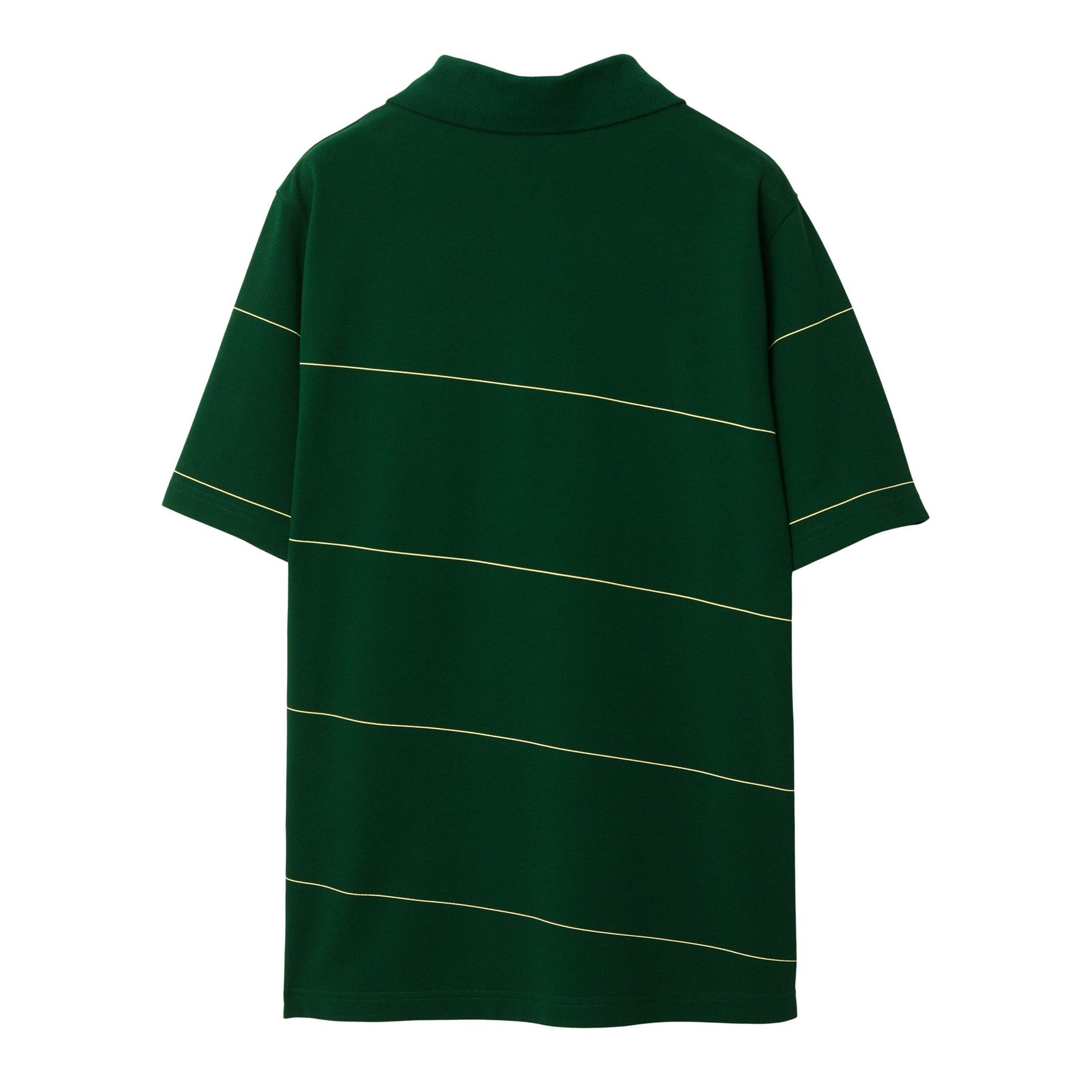 Stripe Zip Polo Shirt