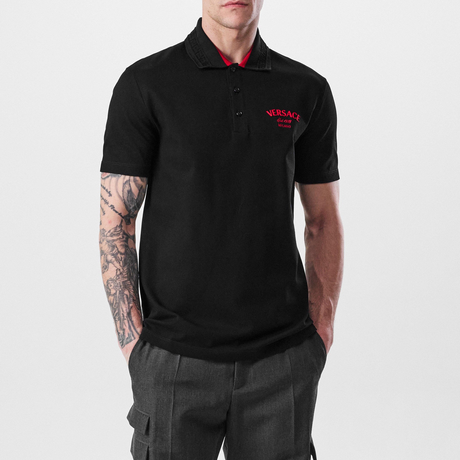 Embroidered Logo Polo Shirt