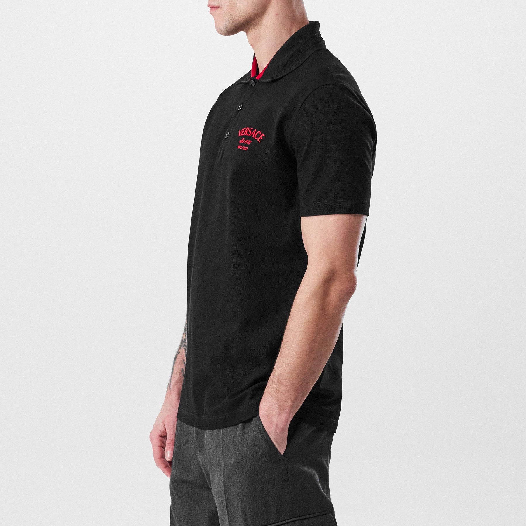 Embroidered Logo Polo Shirt