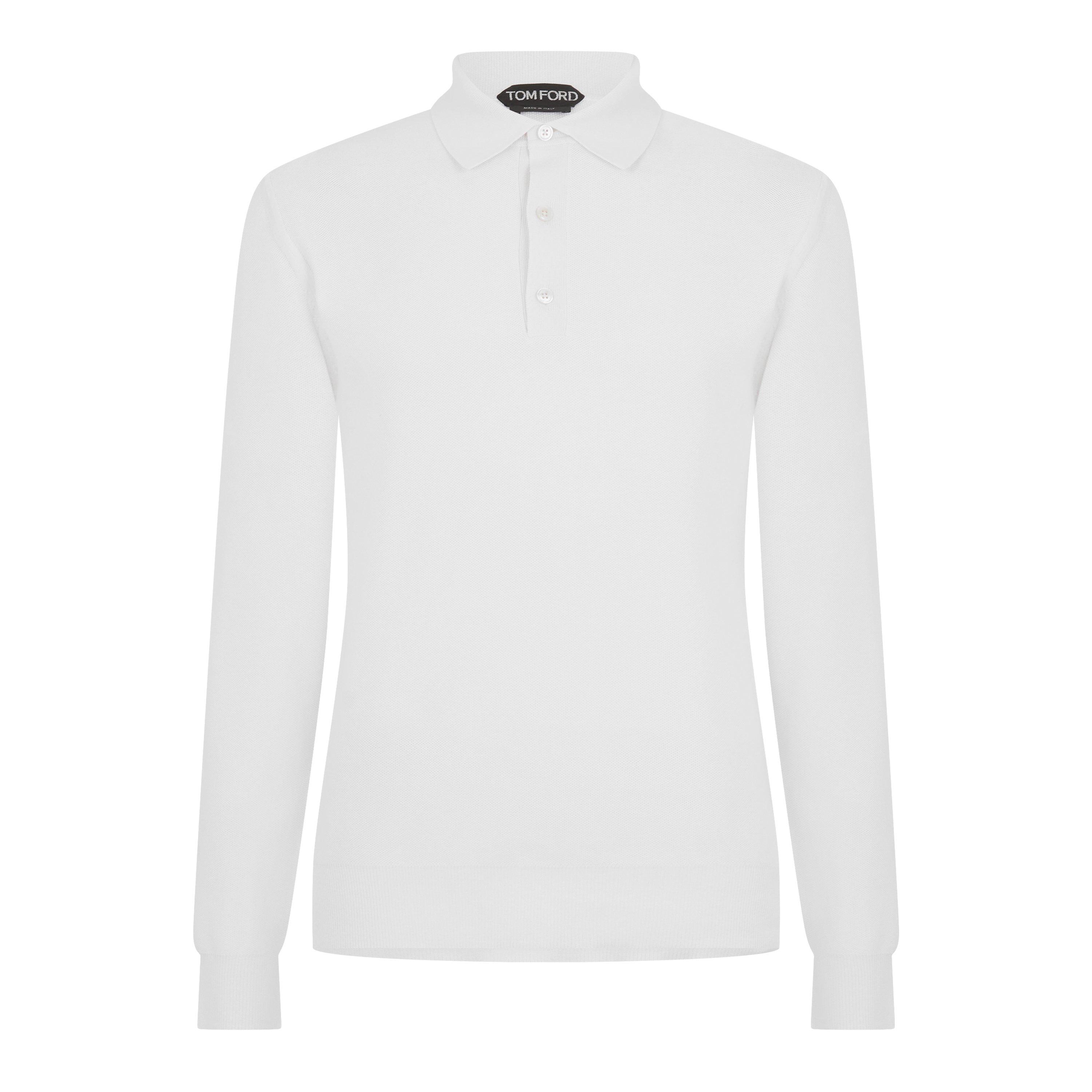 TF Piquet Long Sleeve Polo Shirt