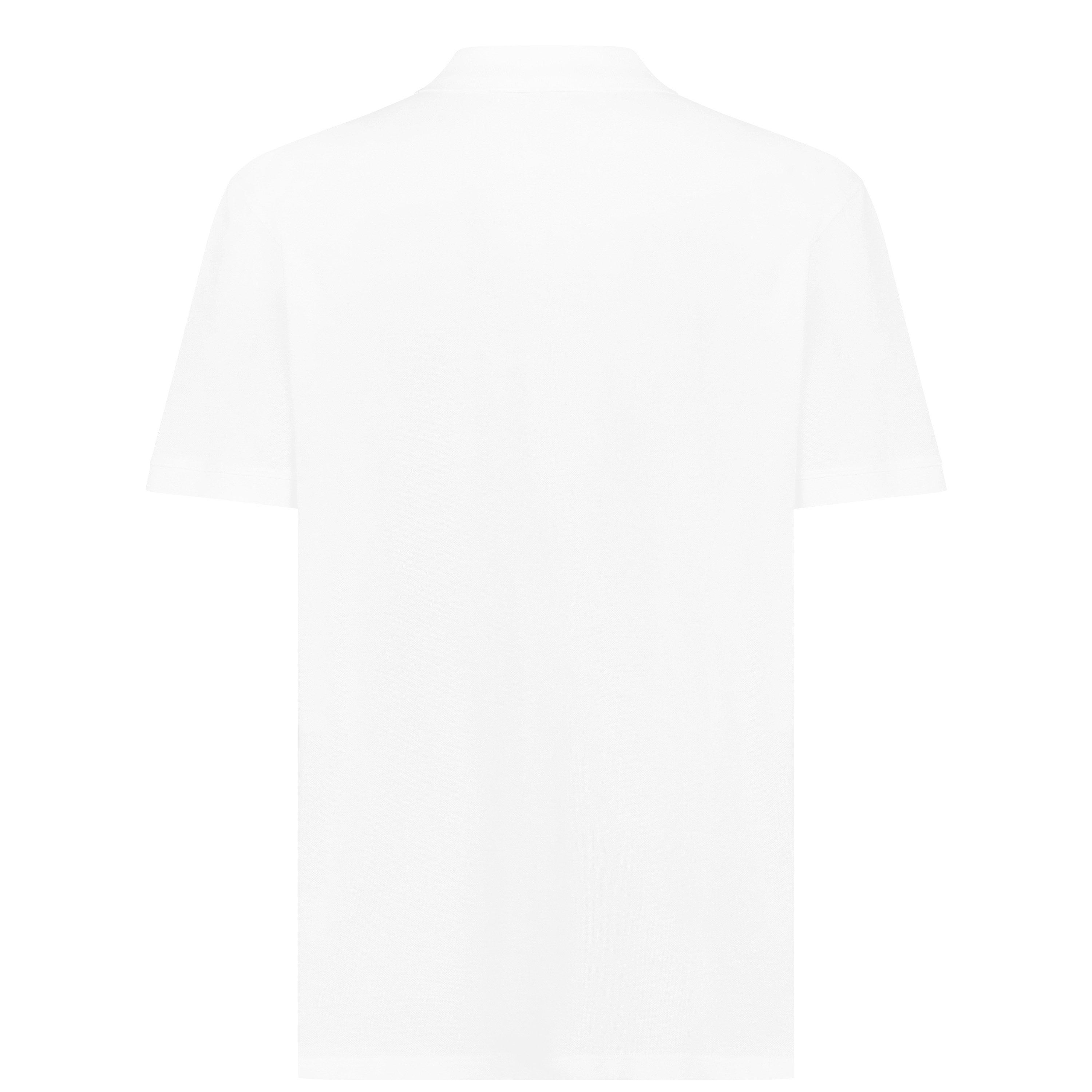 Plain Cotton Tape Button Polo Shirt