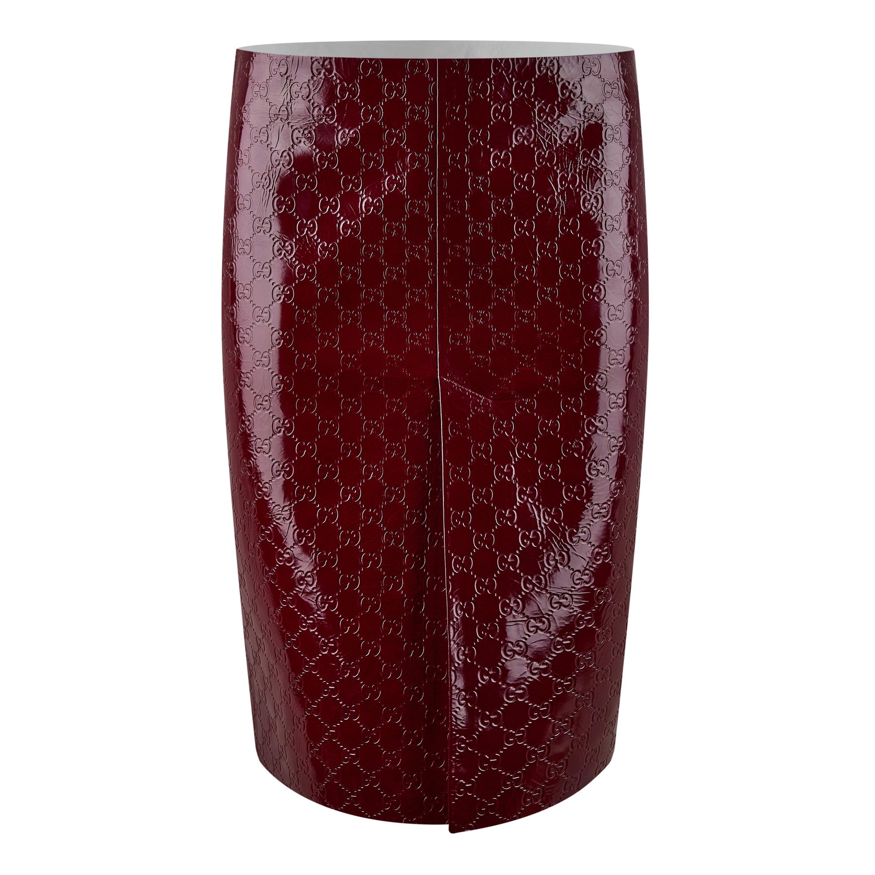 GG Embossed Mid-Length Skirt