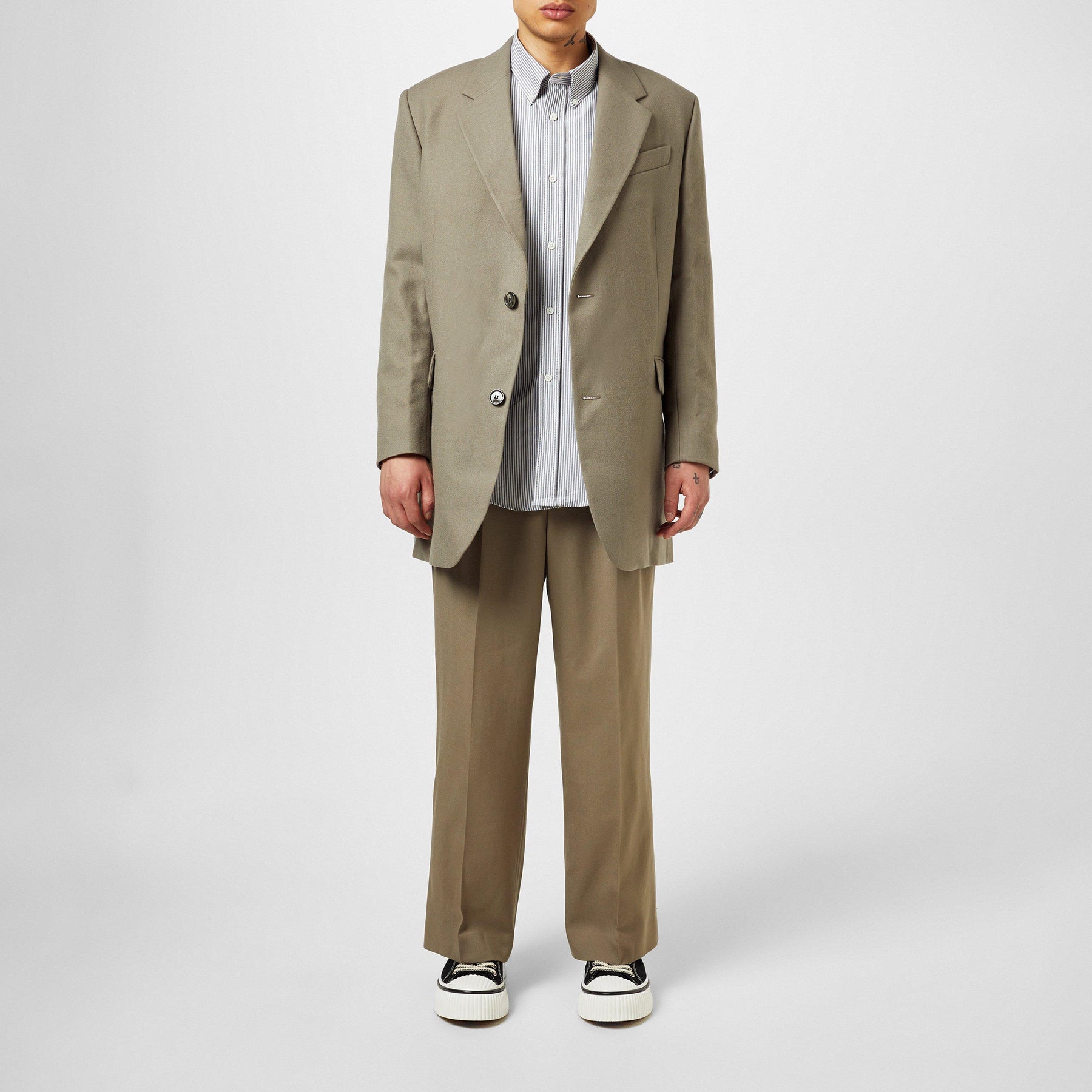 Oversize Two Buttons Jacket